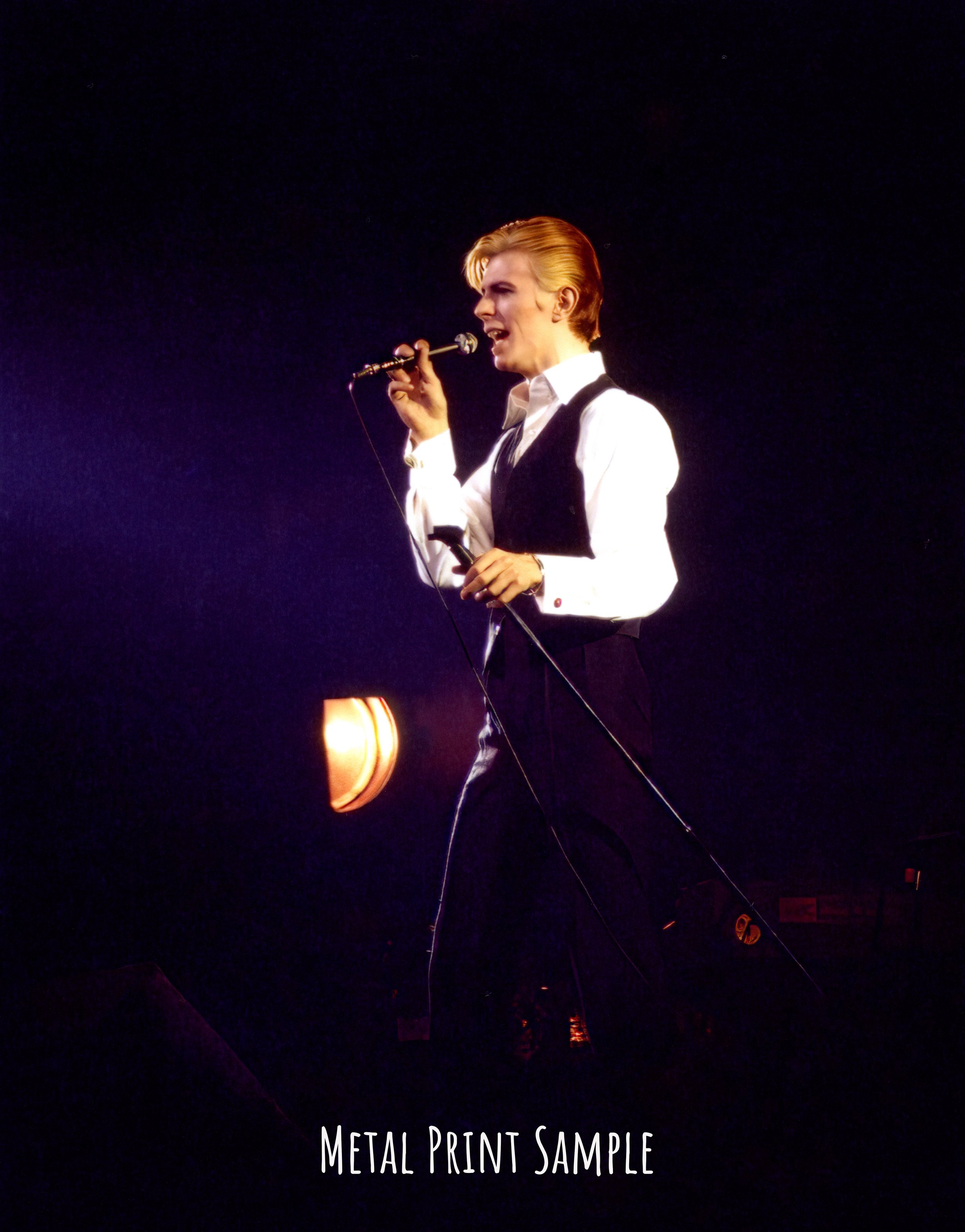 David Bowie, Boston Garden, March 17th, 1976 ~ The Isolar Tour (Station to Station Tour)