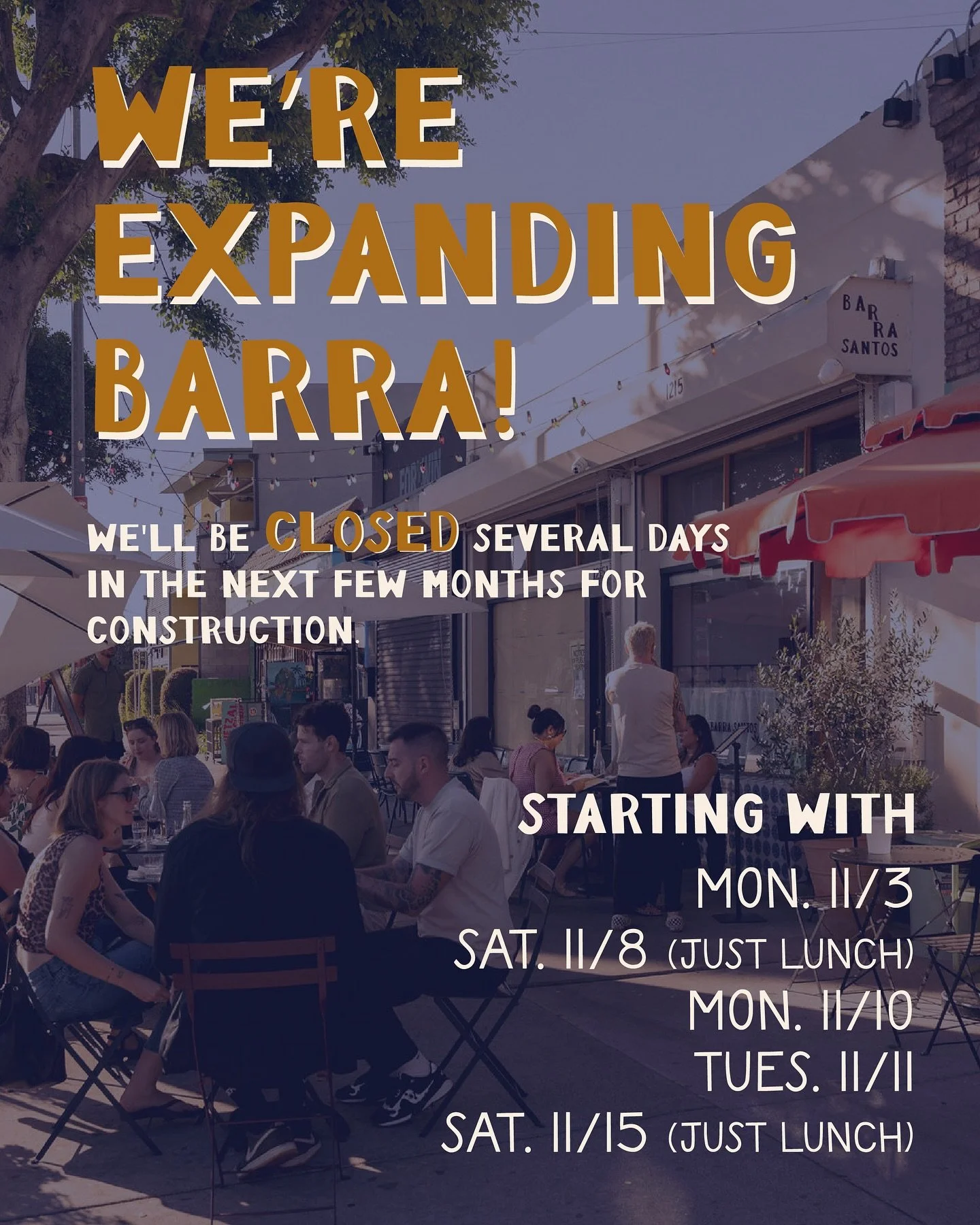 Exciting things are happening! We will be posting day of on stories too, so be sure to check!