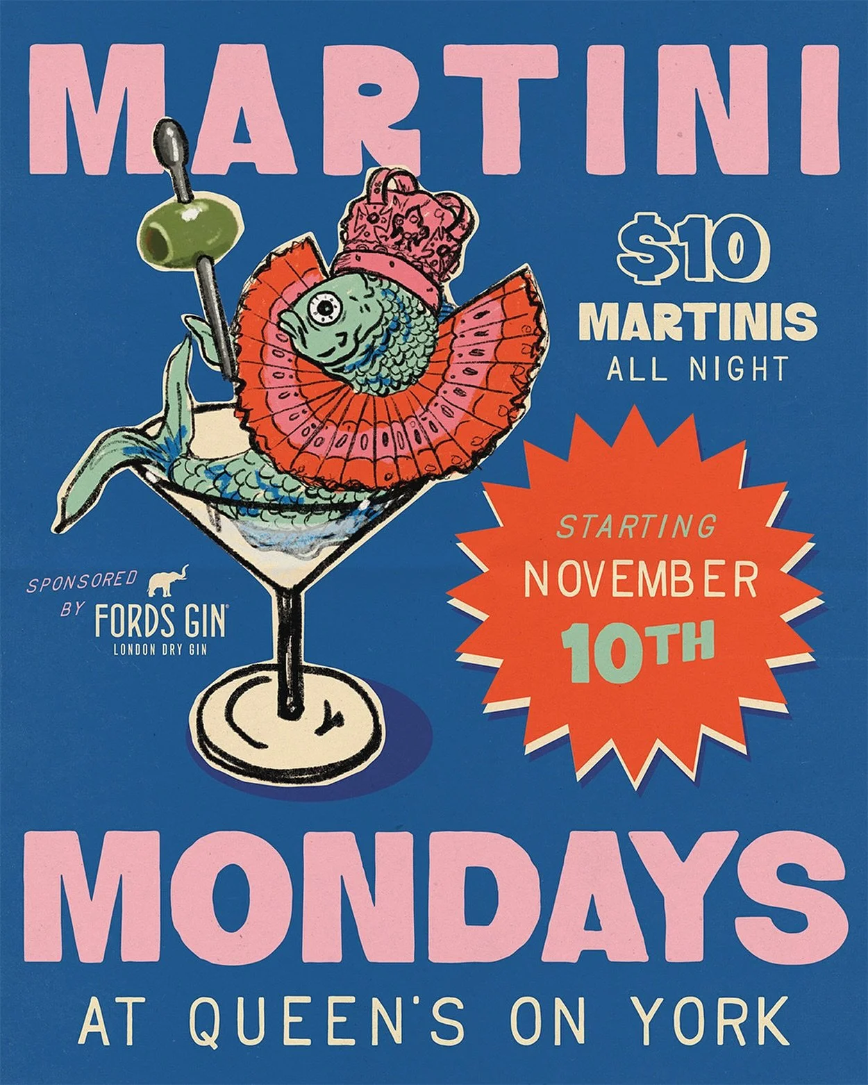 Partnering with our friends @fordsgin to bring you what ya need ❤️ drinks, food specials, and goo tunes