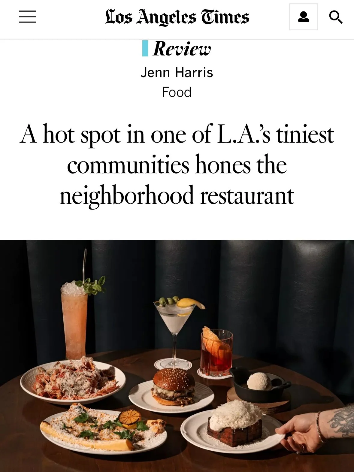 We&rsquo;re freakin&rsquo; honored to be featured in the LA Times 💫

Huge thank you to critic Jenn Harris for capturing what we hope Hermon&rsquo;s can be &mdash; a place that feels both special and familiar, where everyone belongs.
And endless grat