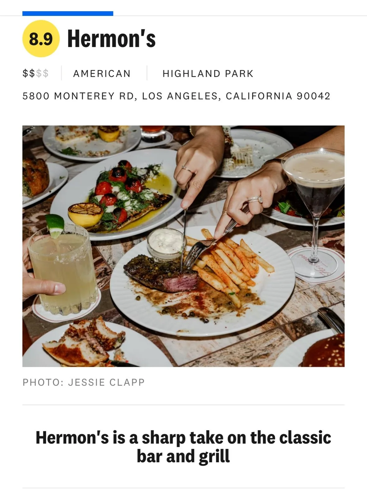 Thank you @infatuation_la and @brantcox for just getting what our neighborhood spot is all about! Also killer photos from @clappclapp as usual! ❤️
