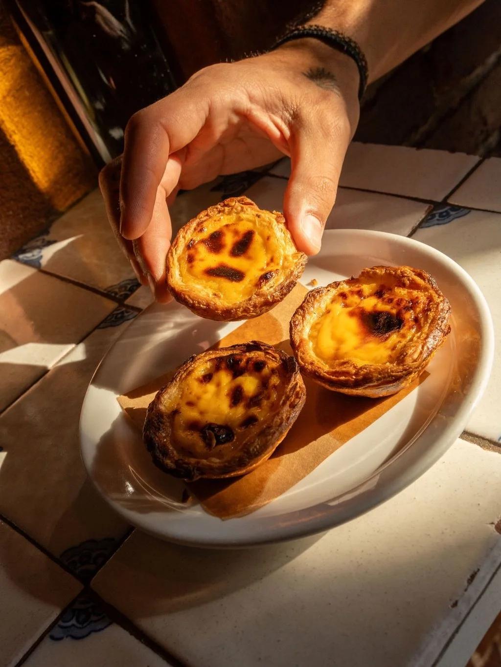we have pasteis de natas AND homemade ginjinha now!! turns out sometimes bigger IS better. 🍒 🥚