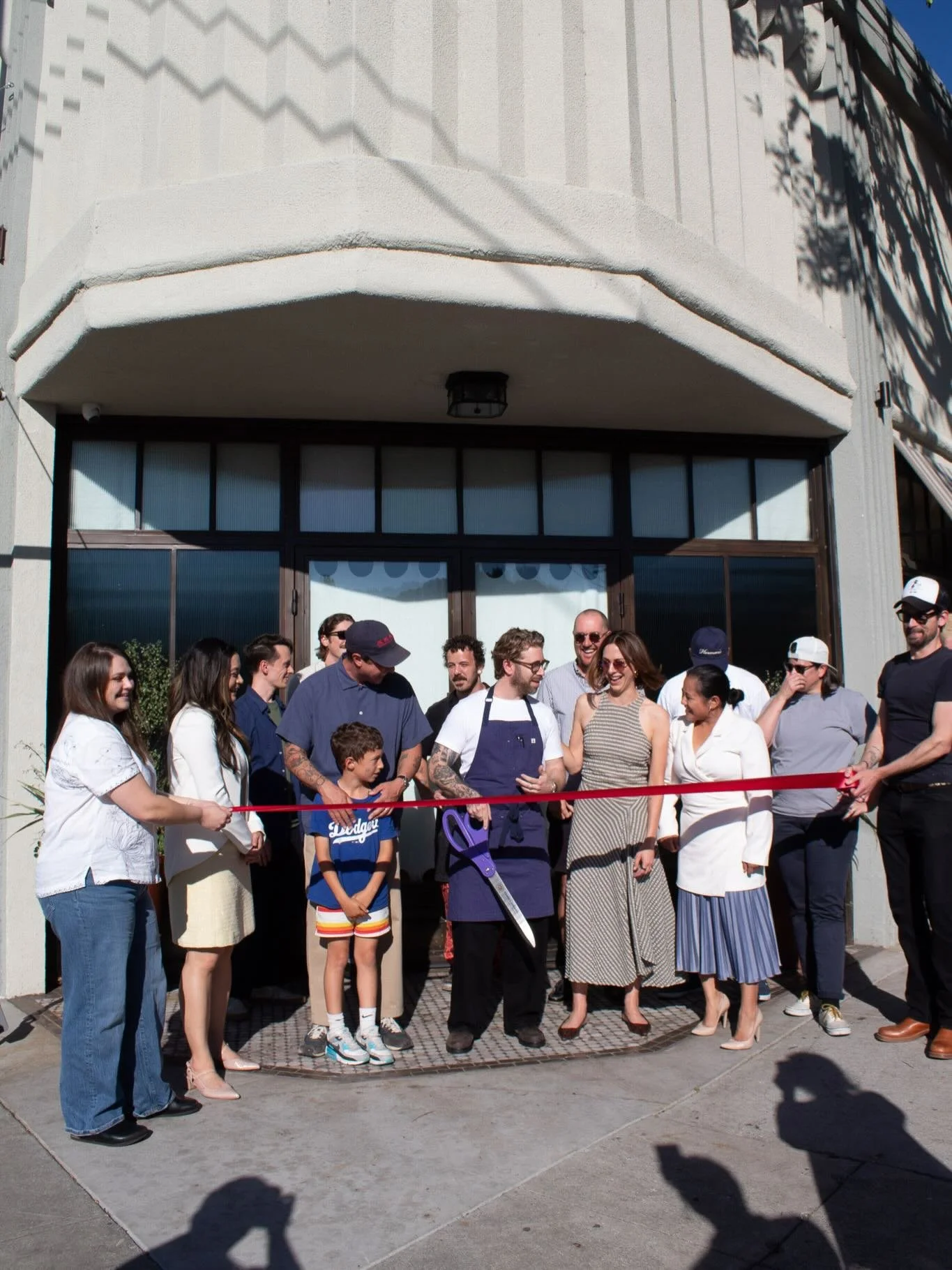 &hellip;our grand opening with us back in March. We love any excuse to use a big pair of scissors!