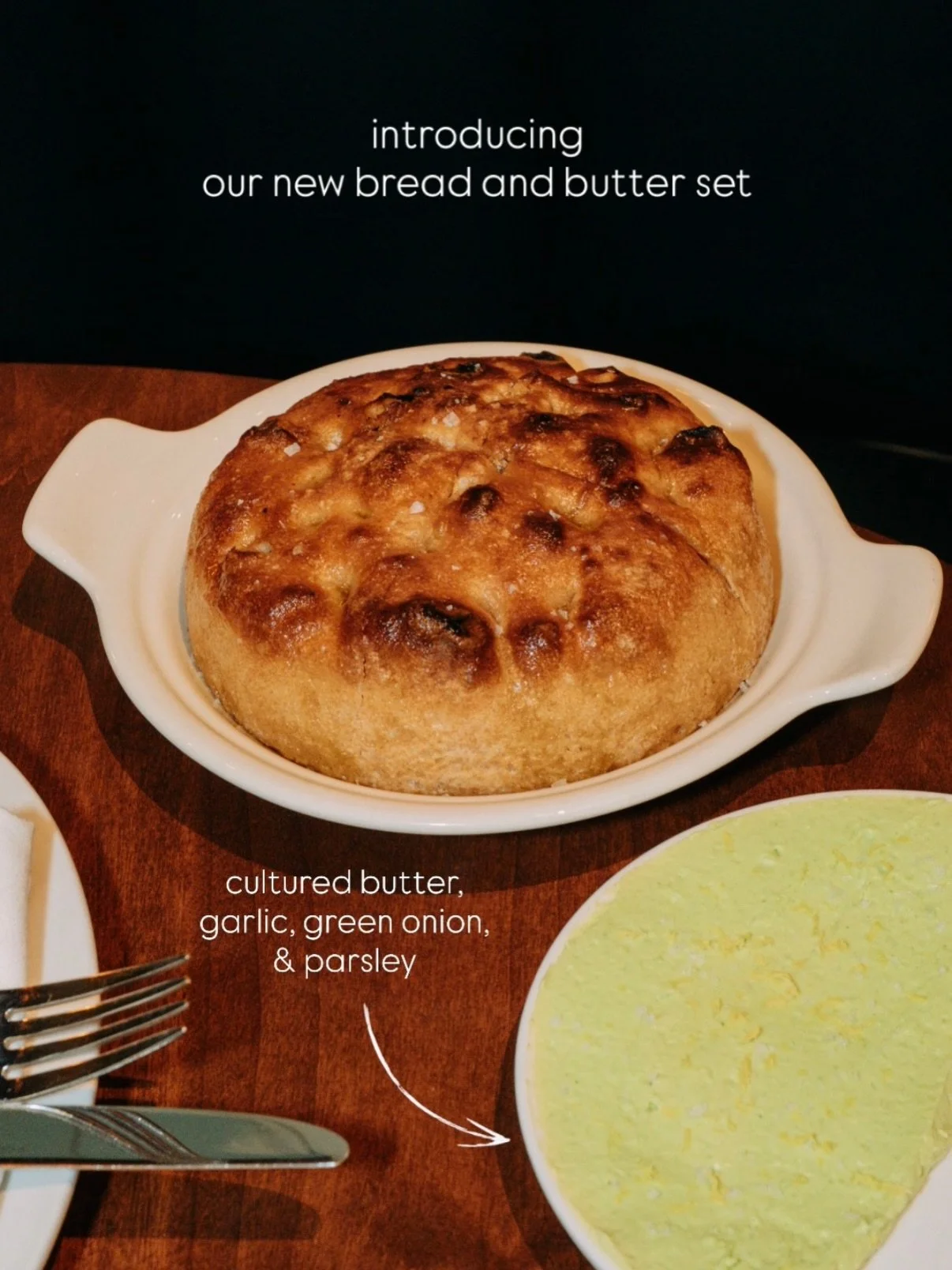 Our garlic bread got a glow up!