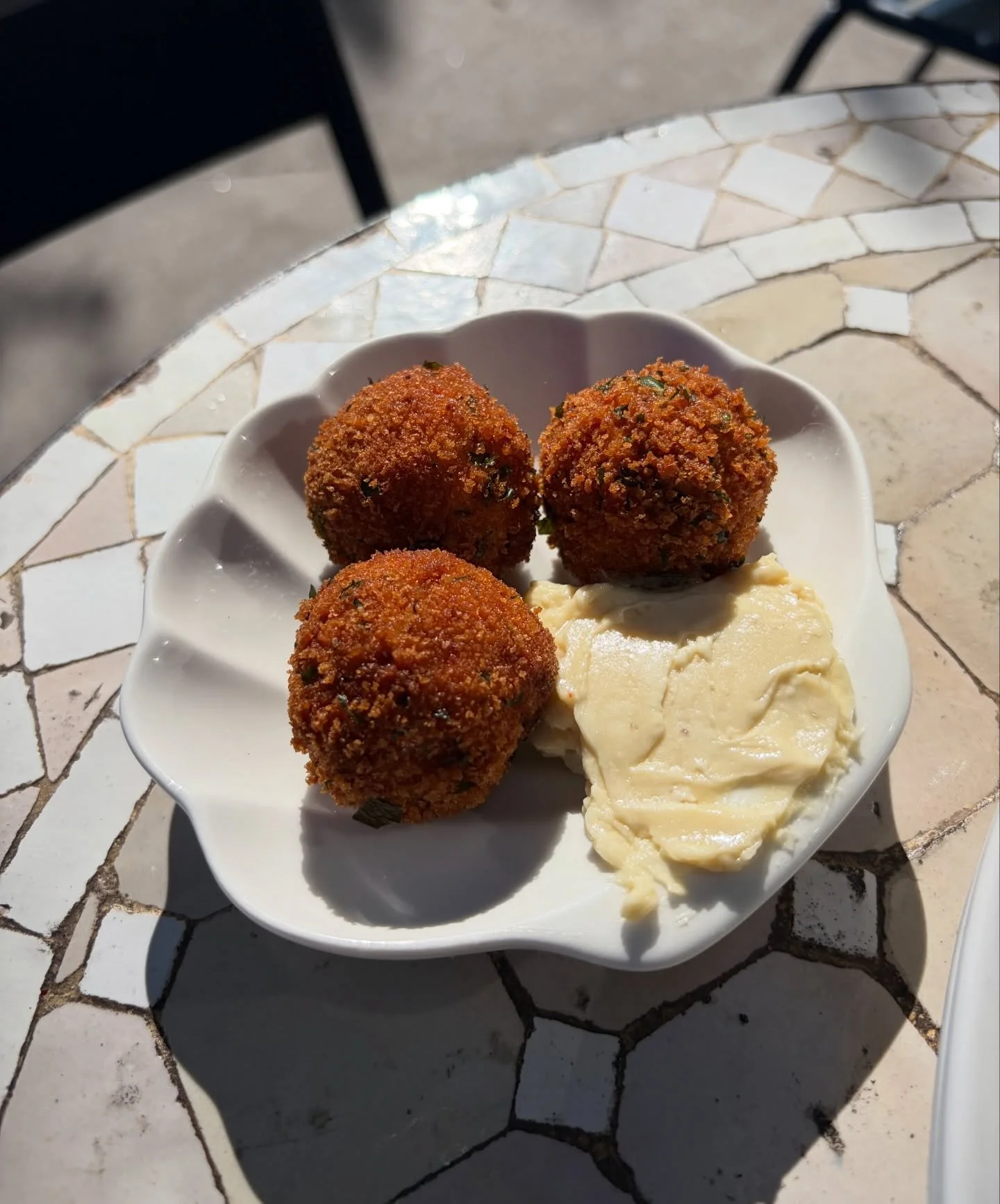 chef&rsquo;s been adding these shrimp &amp; iberico ham croquettes to the specials board a lately! definitely worth stopping by to try, no pressure tho
