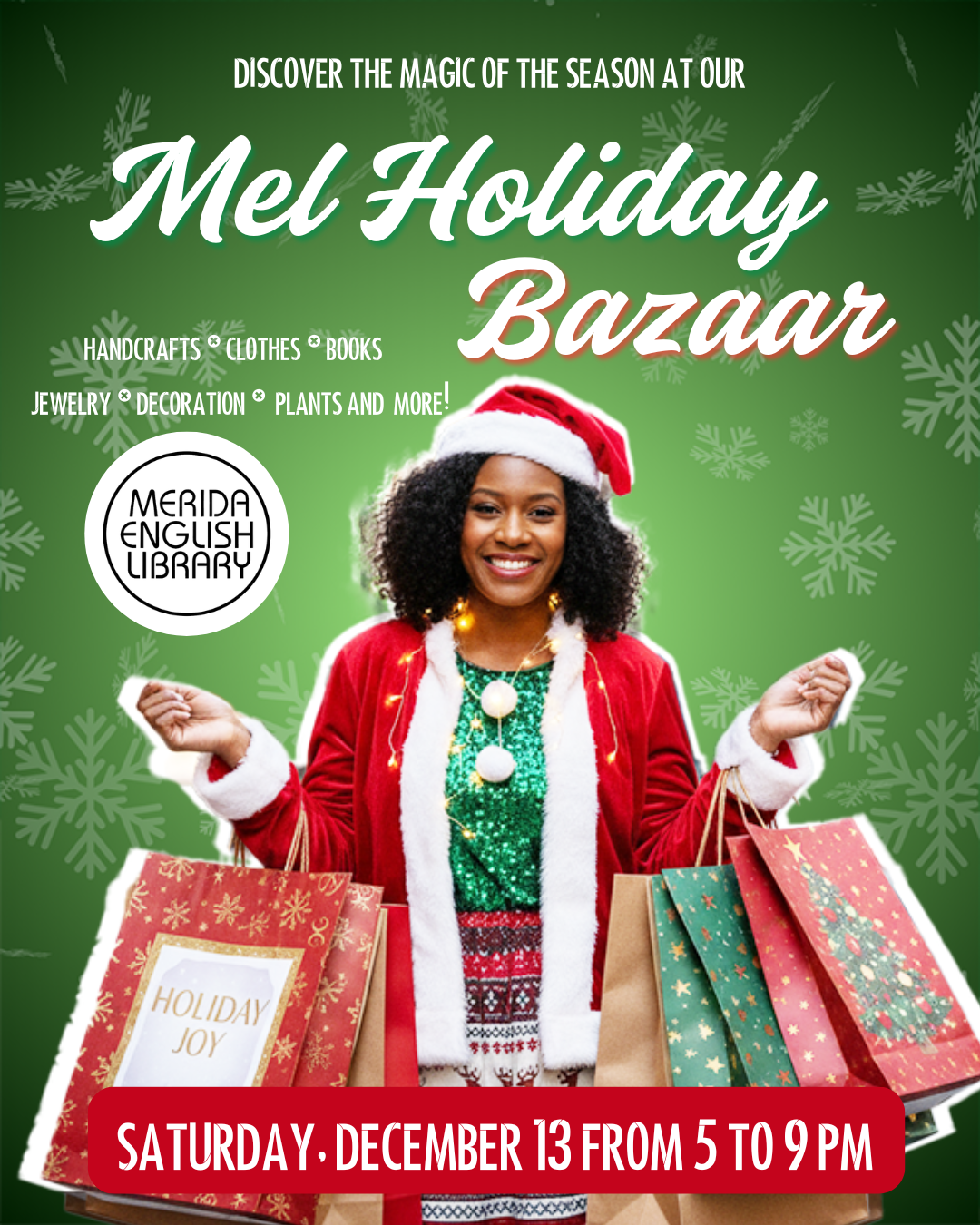 MEL Holiday Bazaar 2025 — Mérida English Library