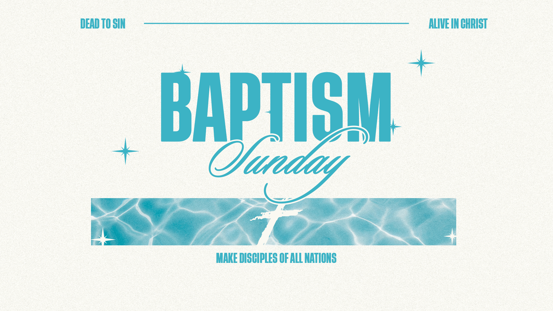 Baptism Sunday