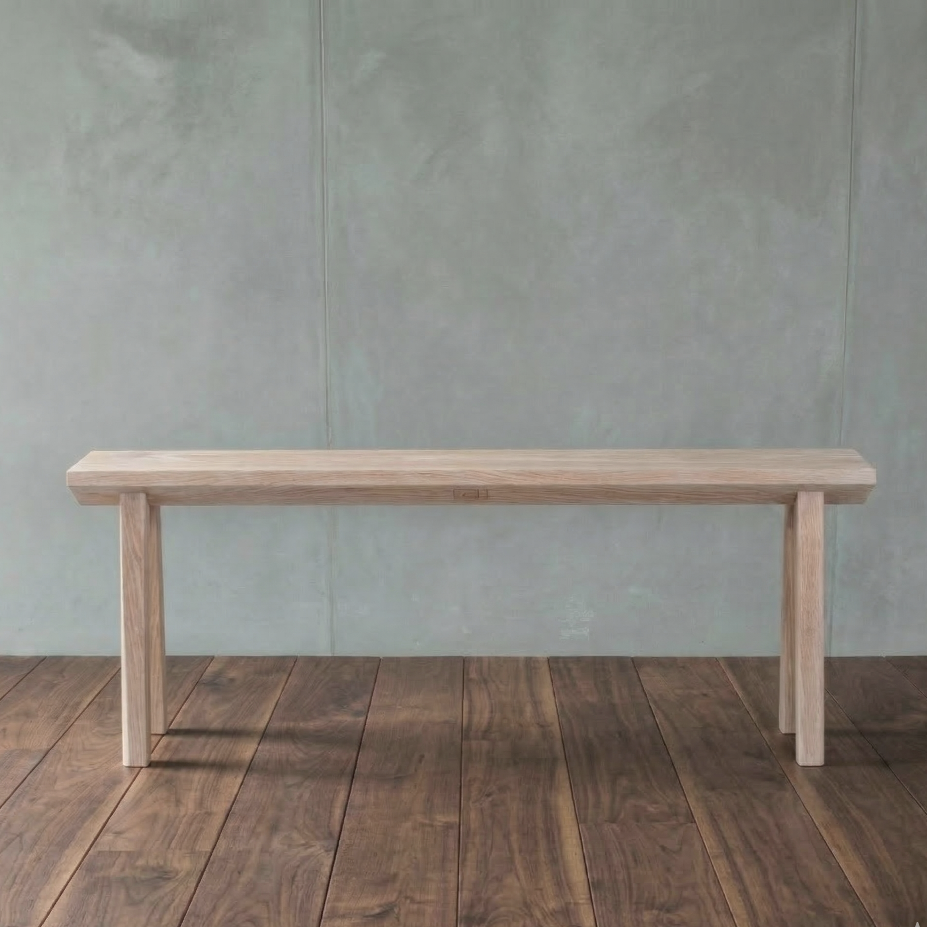 LIGNA Oak bench