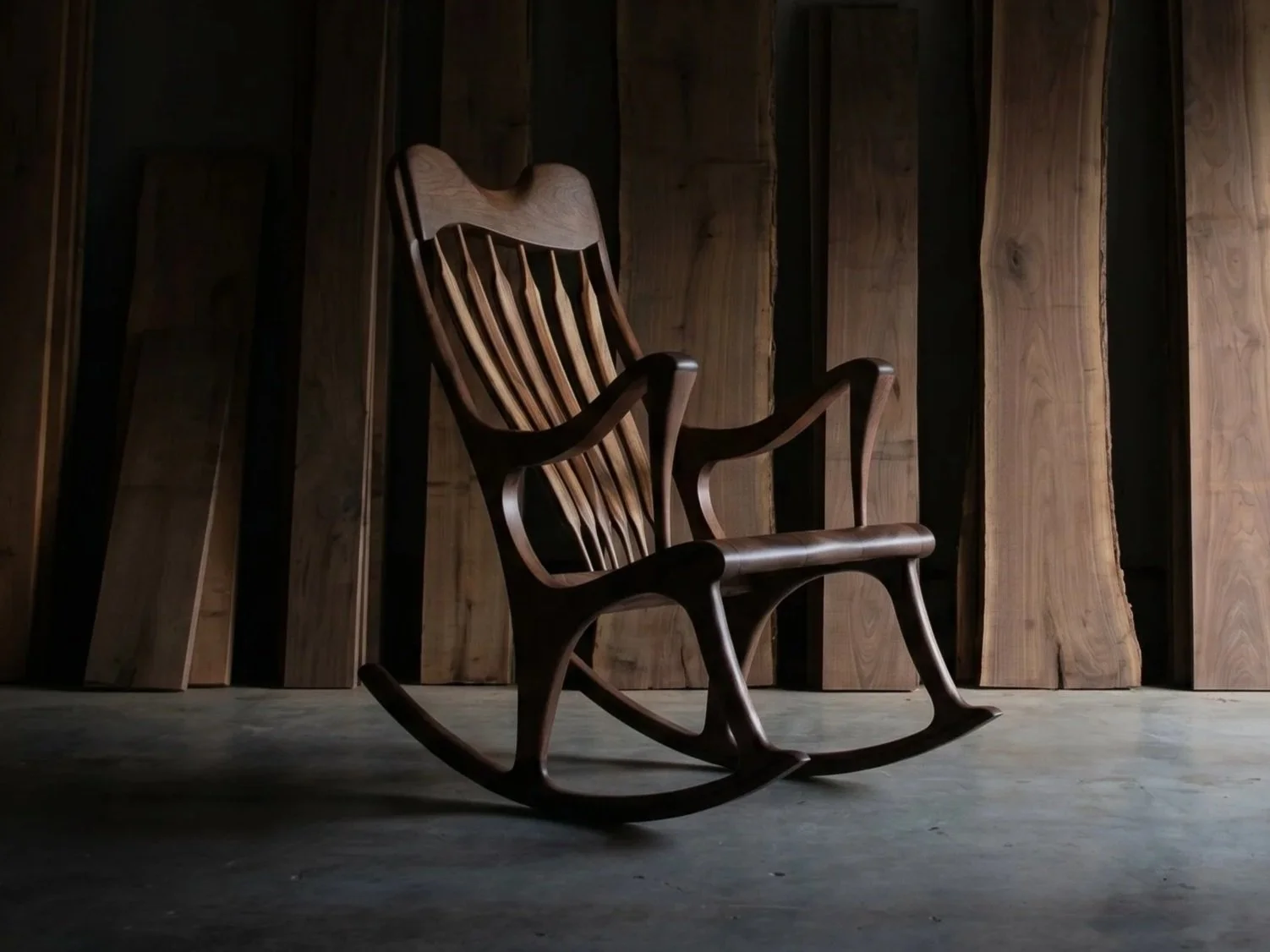 Rocking chair inspired by the Boston Rocking Chair