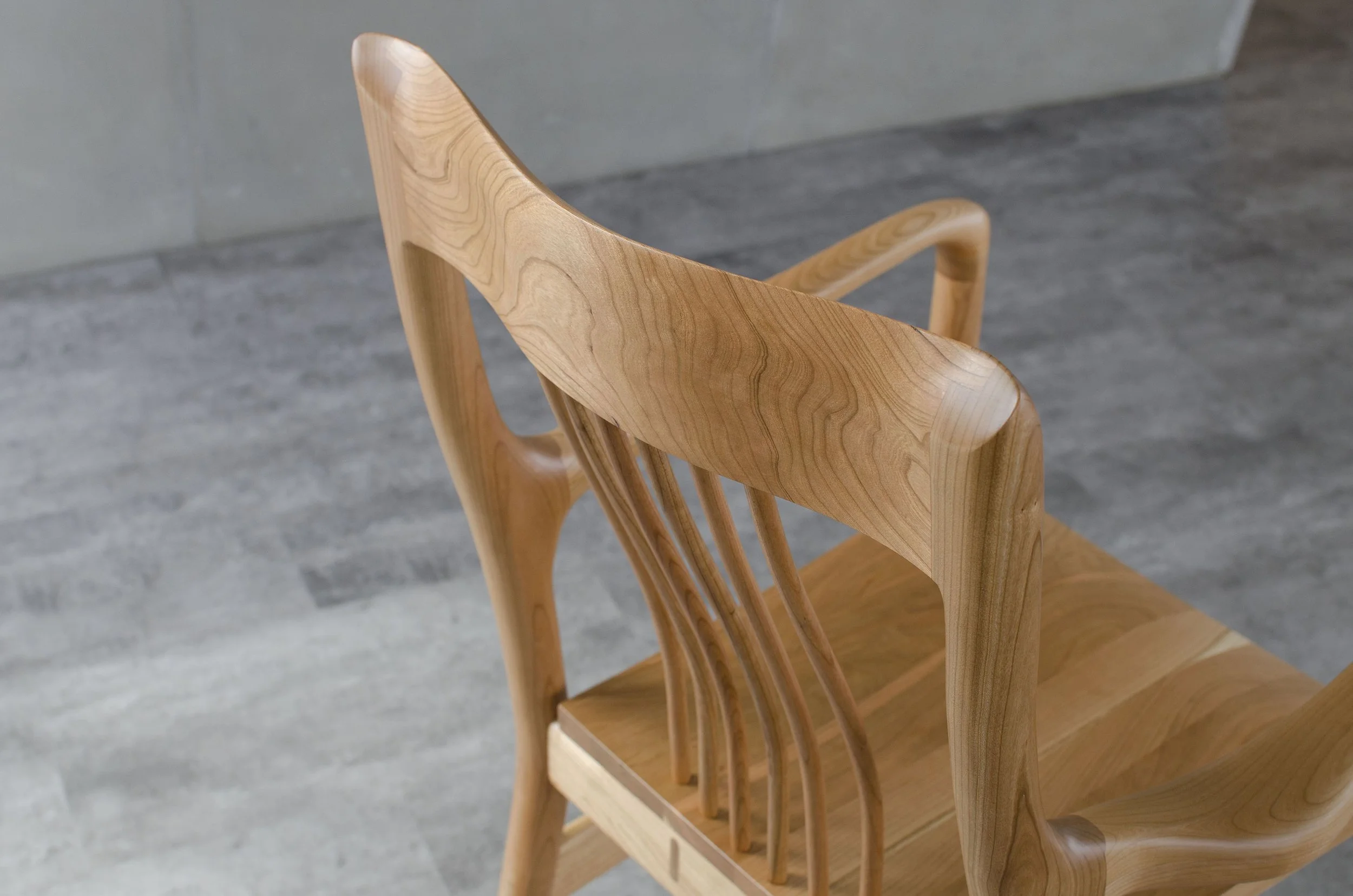 Backrest of a dining chair