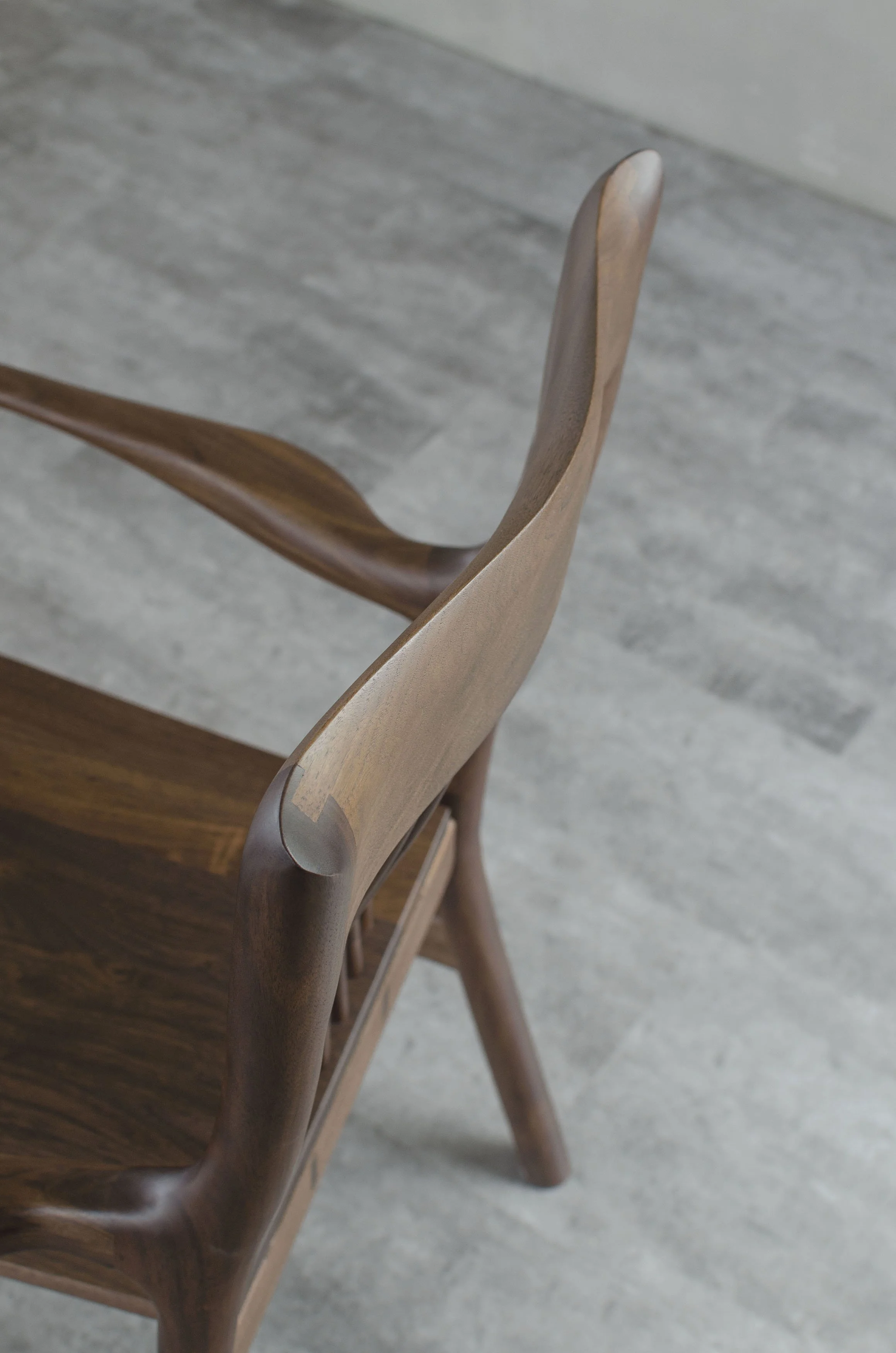 Dining chair made by a chairmaker in Canada
