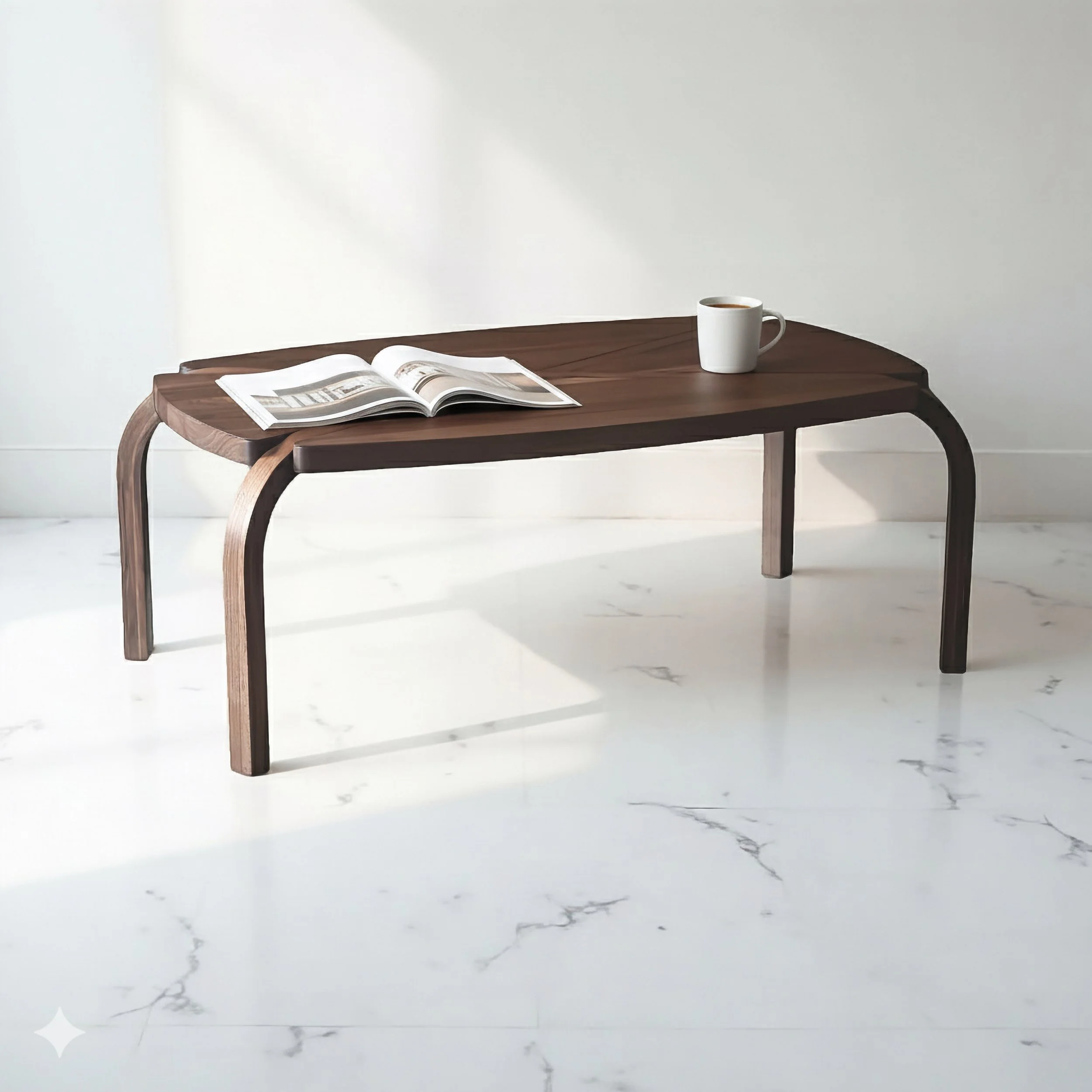 Table basse en bois pour le salon