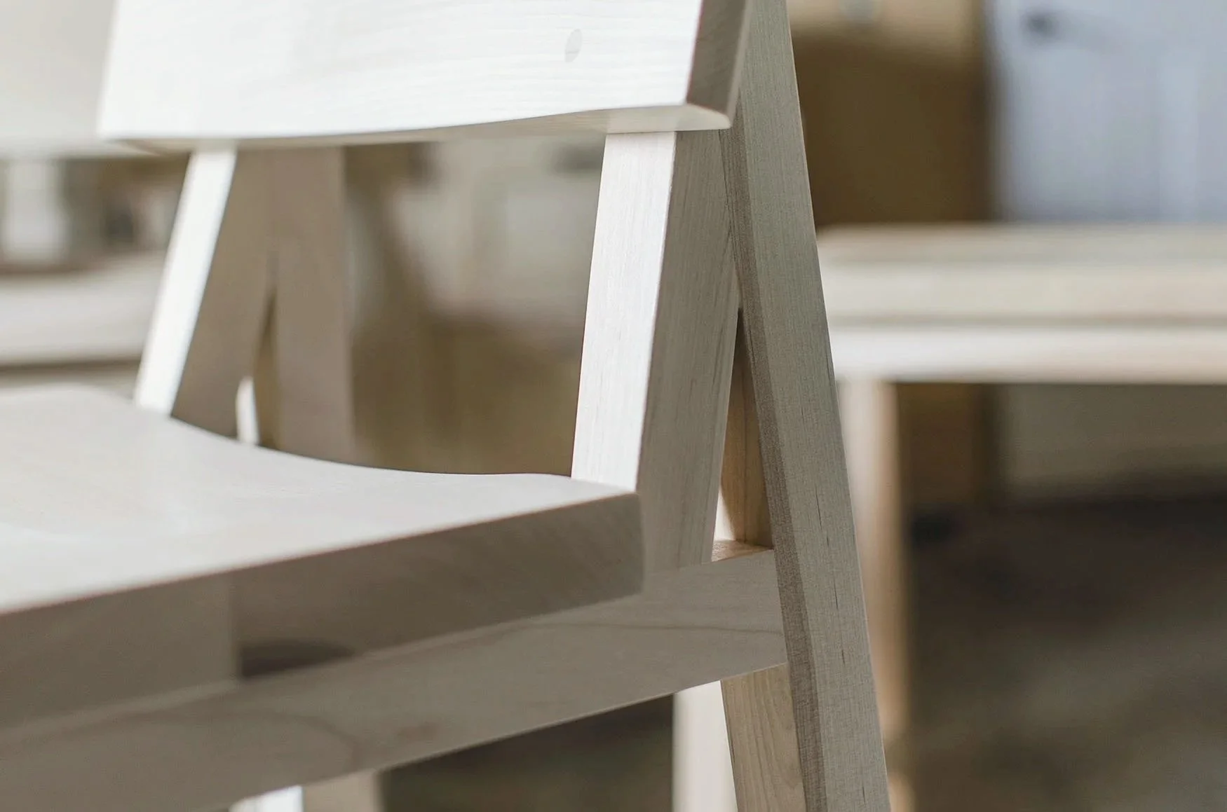 Wooden seat for Bar Stool