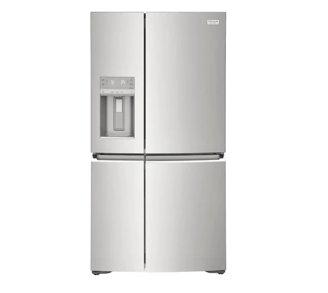 Frigidaire 22 Cu. Ft. Counter-Depth 4-Door French Door Refrigerator with Custom-Flex® Temp Zone – GRQC2255BF