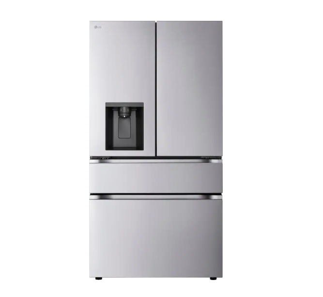 LG 29 Cu. Ft. Standard-Depth MAX™ 4-Door French Door Refrigerator with Full-Convert Drawer™ – LF29S8230V