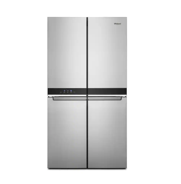 Whirlpool 19.4 Cu. Ft. Counter-Depth 4-Door French Door Refrigerator with Flexible Organization – WRQA59CNKZ