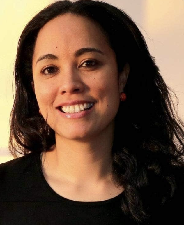 Courtney Sina Meredith - the poet's jewellery! Photo Janet Lilo.