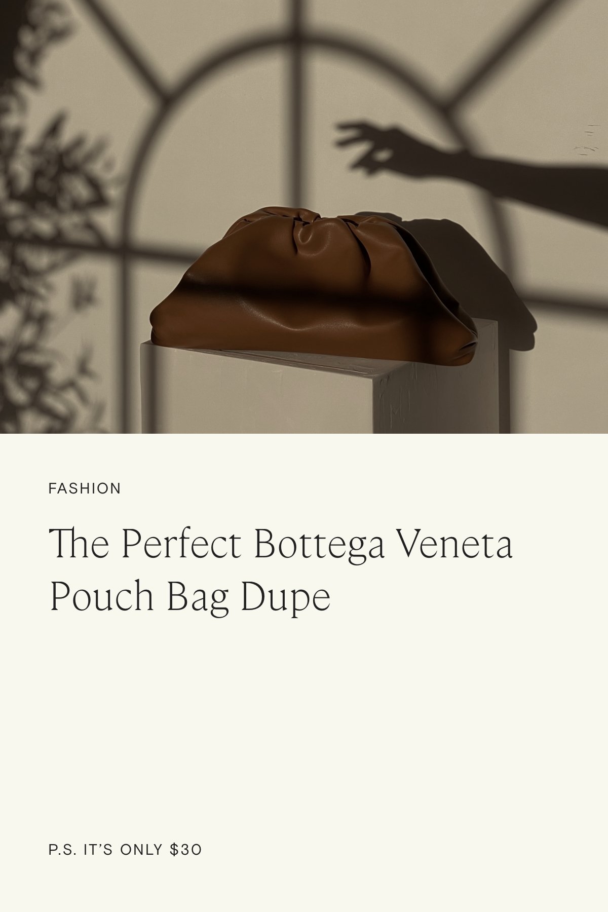 I bought a dupe for the viral Bottega padded bag - it's £1.5k cheaper,  looks better & the quality beats the posh one too