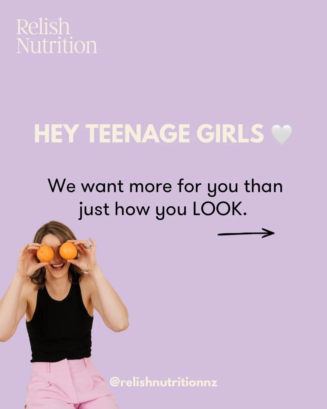 Lately I&rsquo;ve really felt that teenage girls are in the firing line of so much conflicting information.

Eat less.
Avoid carbs.
Be leaner.
Train harder.

It&rsquo;s a lot to take in, especially when your body is still growing.

The teenage years 