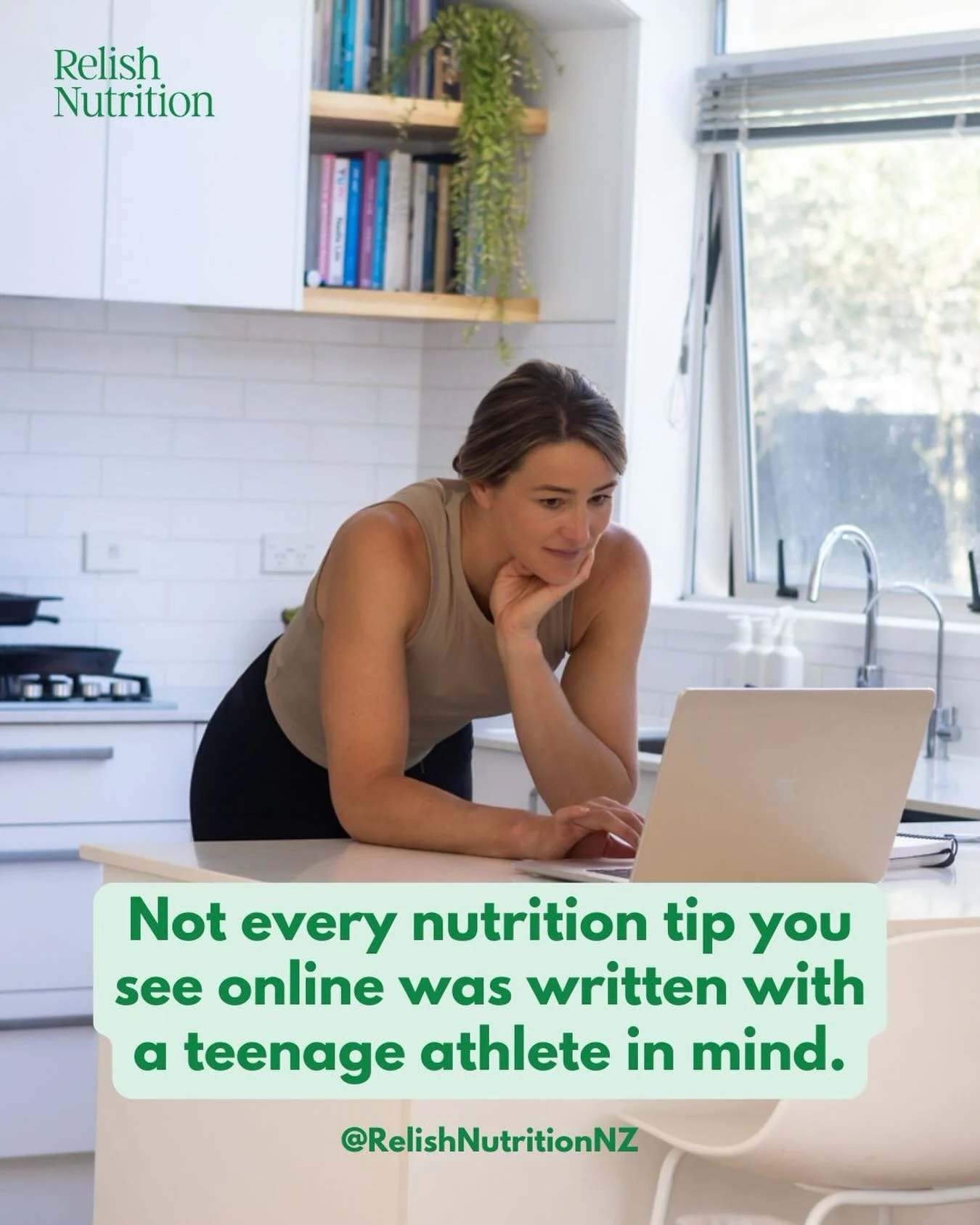 Not every nutrition tip you see online was written with a teenage athlete in mind.

A lot of what gets shared, cut back on this, avoid that, eat less of this, was created for adults trying to lose weight. Not for a 15-year-old training six days a wee