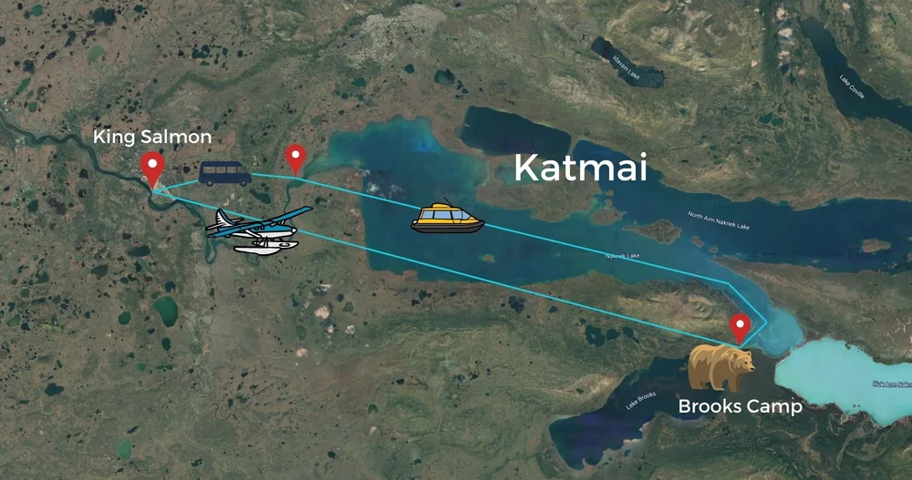 How to get from King Salmon To Katmai National Park — Katmai B&B