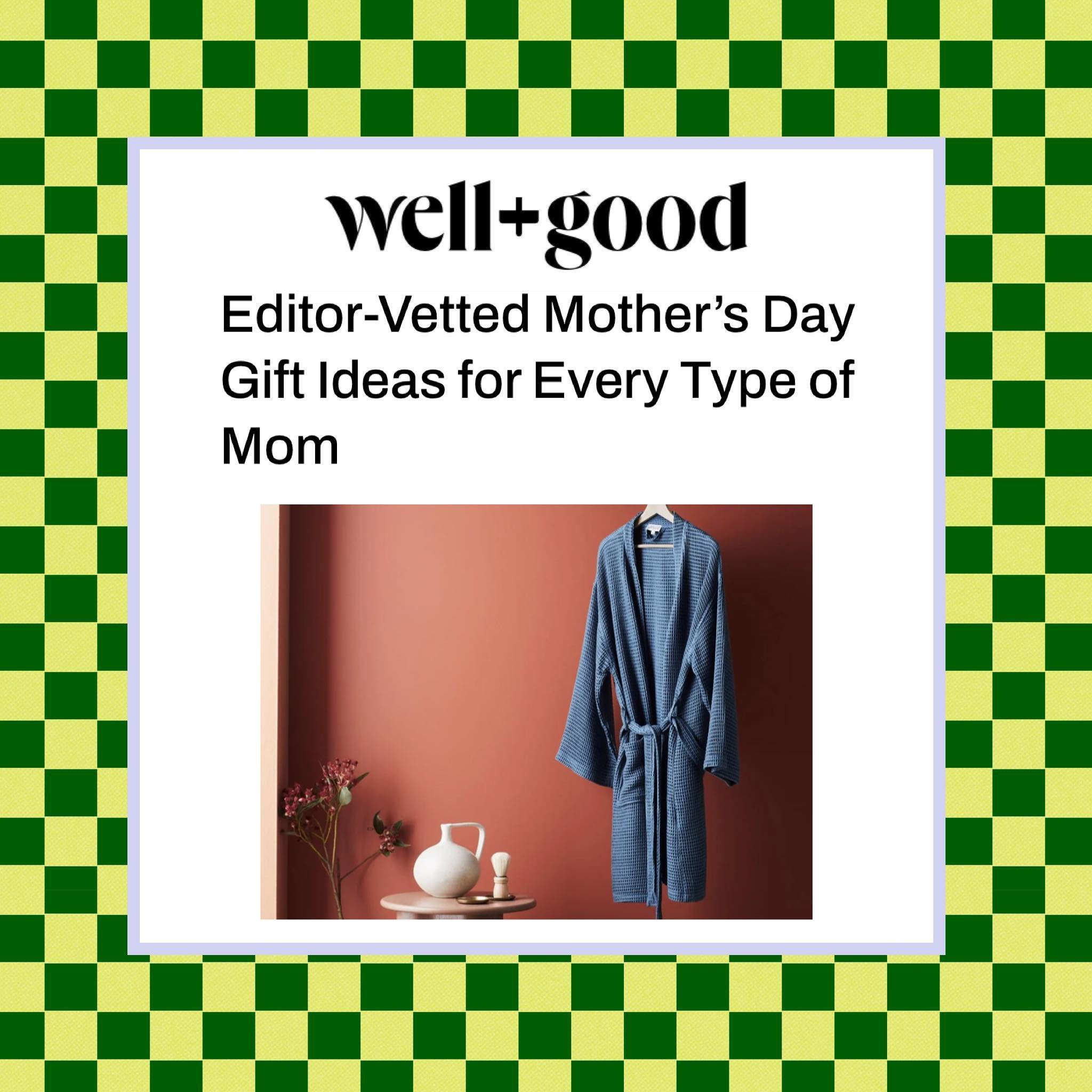 Ettitude in @iamwellandgood Editor-Vetted Mother&rsquo;s Day Gift Guide! Shout out to @jameyjpowell for loving the robe as much as we do!