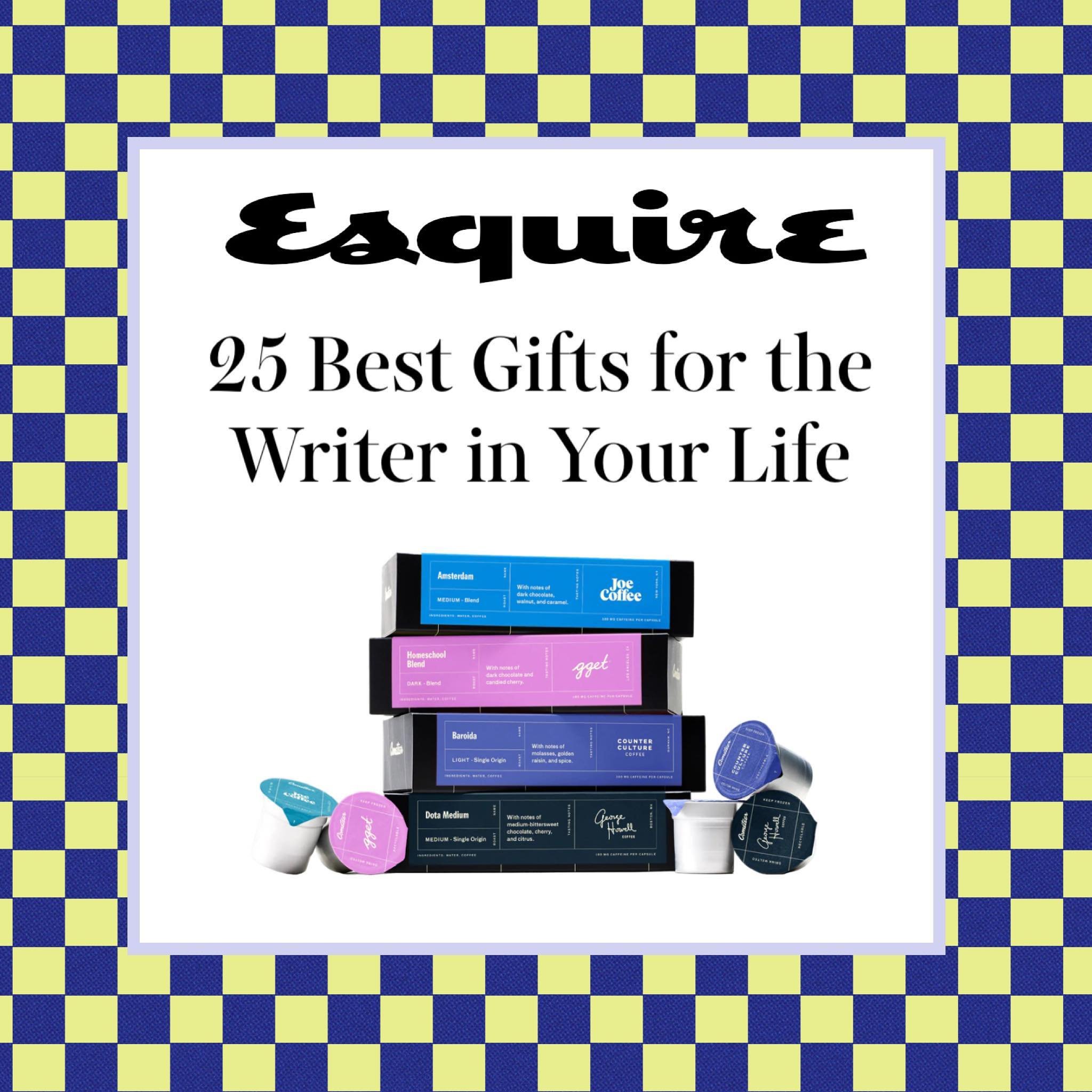 Cometeer in @esquire for Best Gifts for Writers by @tine_vogue