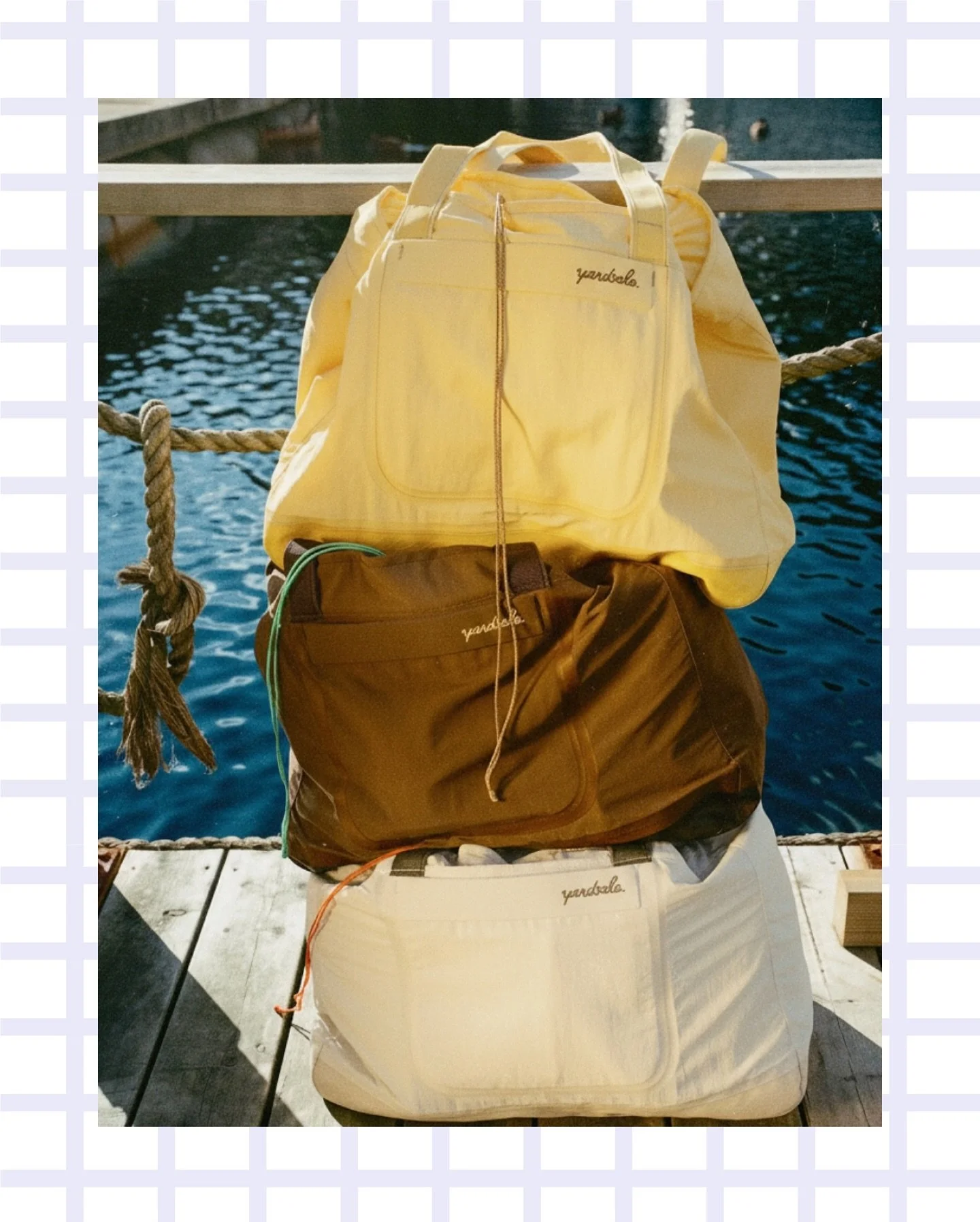 @yardsale.day &ldquo;The Day Bag&rdquo; &mdash; a purpose-built, waterproof tote