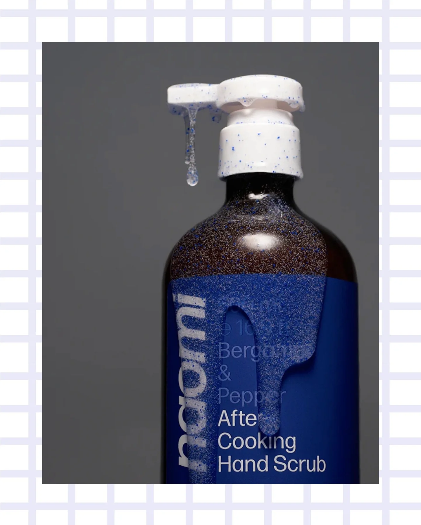 @try.naomi After-Cooking Hand Scrub - gentle exfoliation meets odor-fighting power.