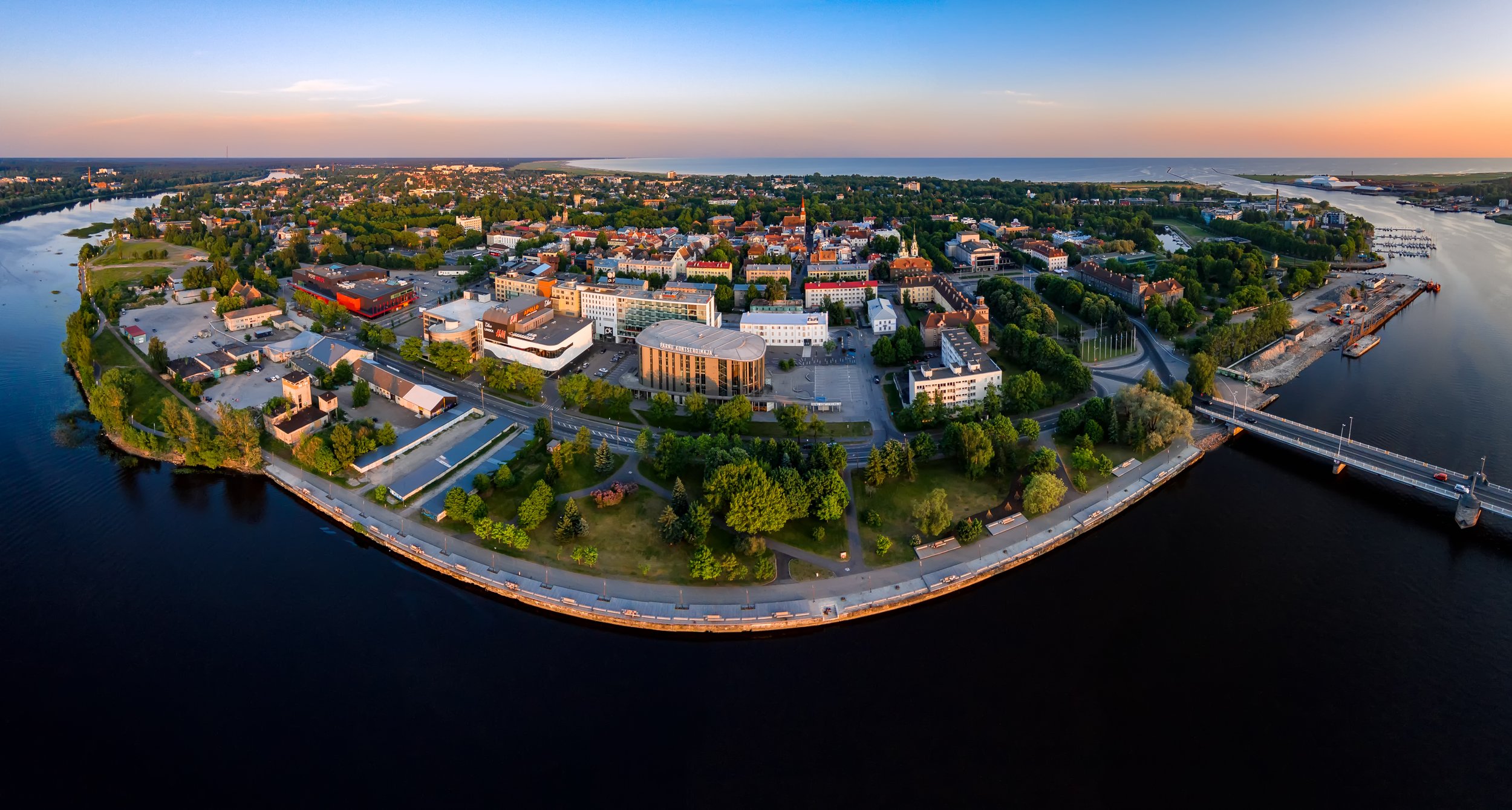 Panorama of Pärnu