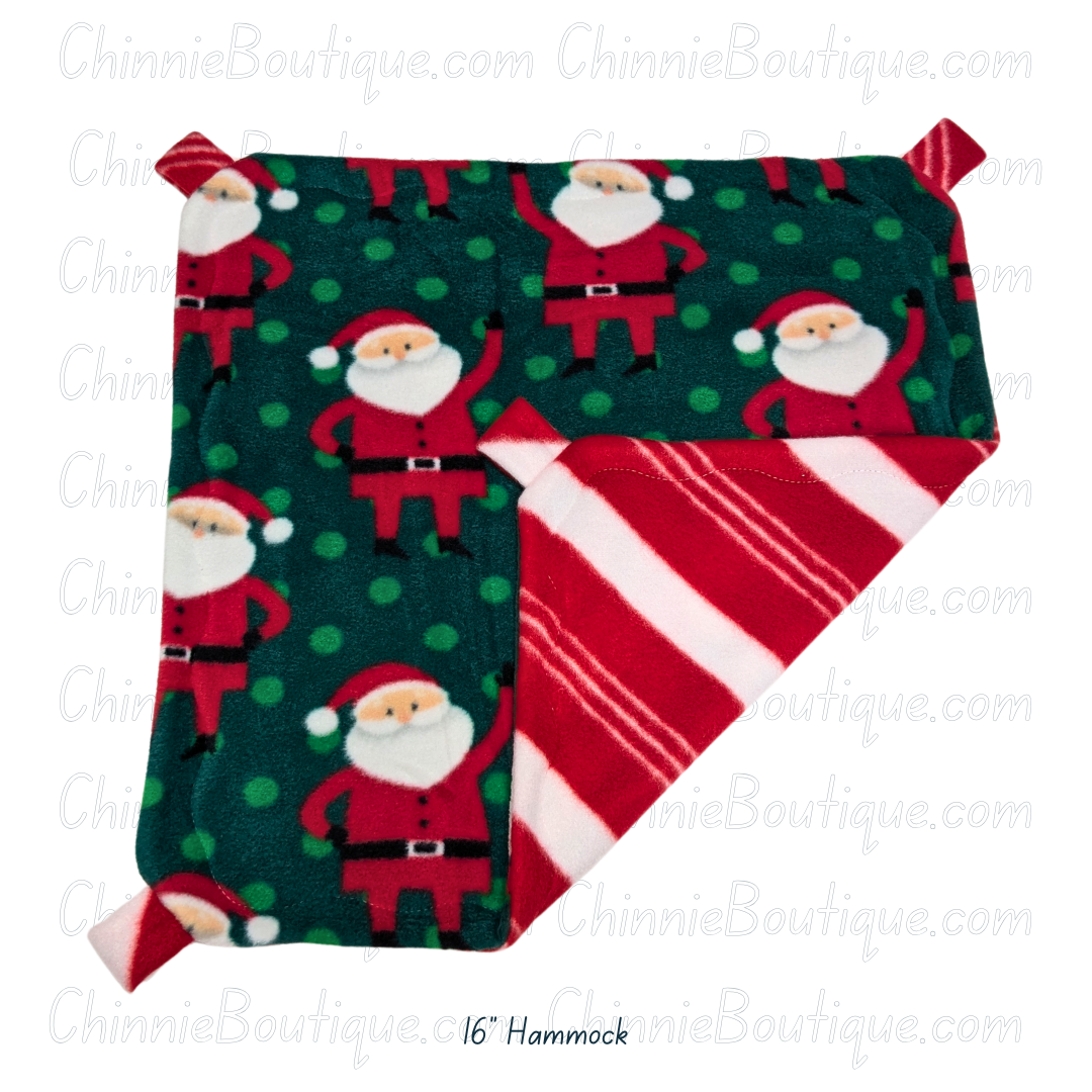 16" Santa Claus Fleece Hammock