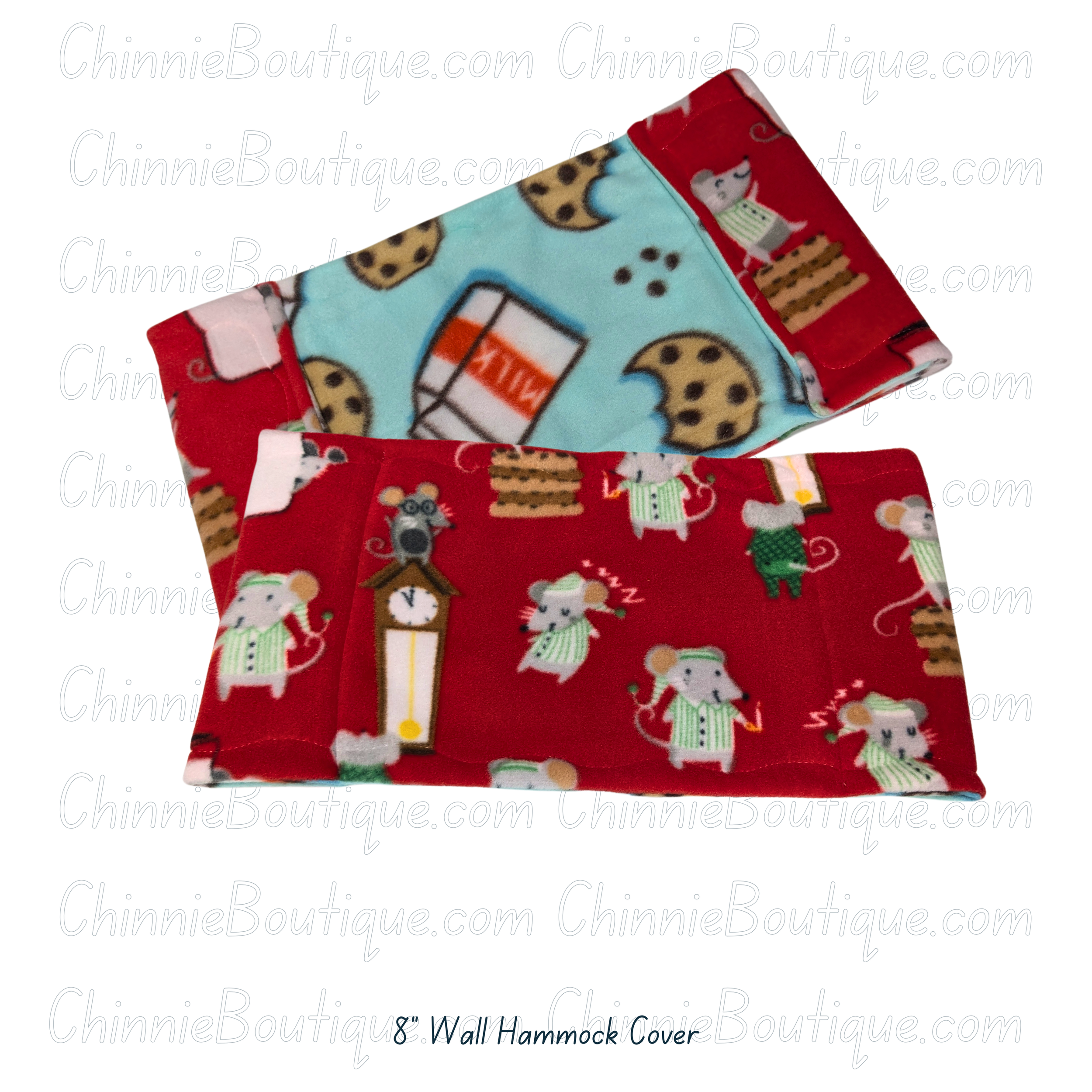 8" Christmas Mice Wall Hammock Cover