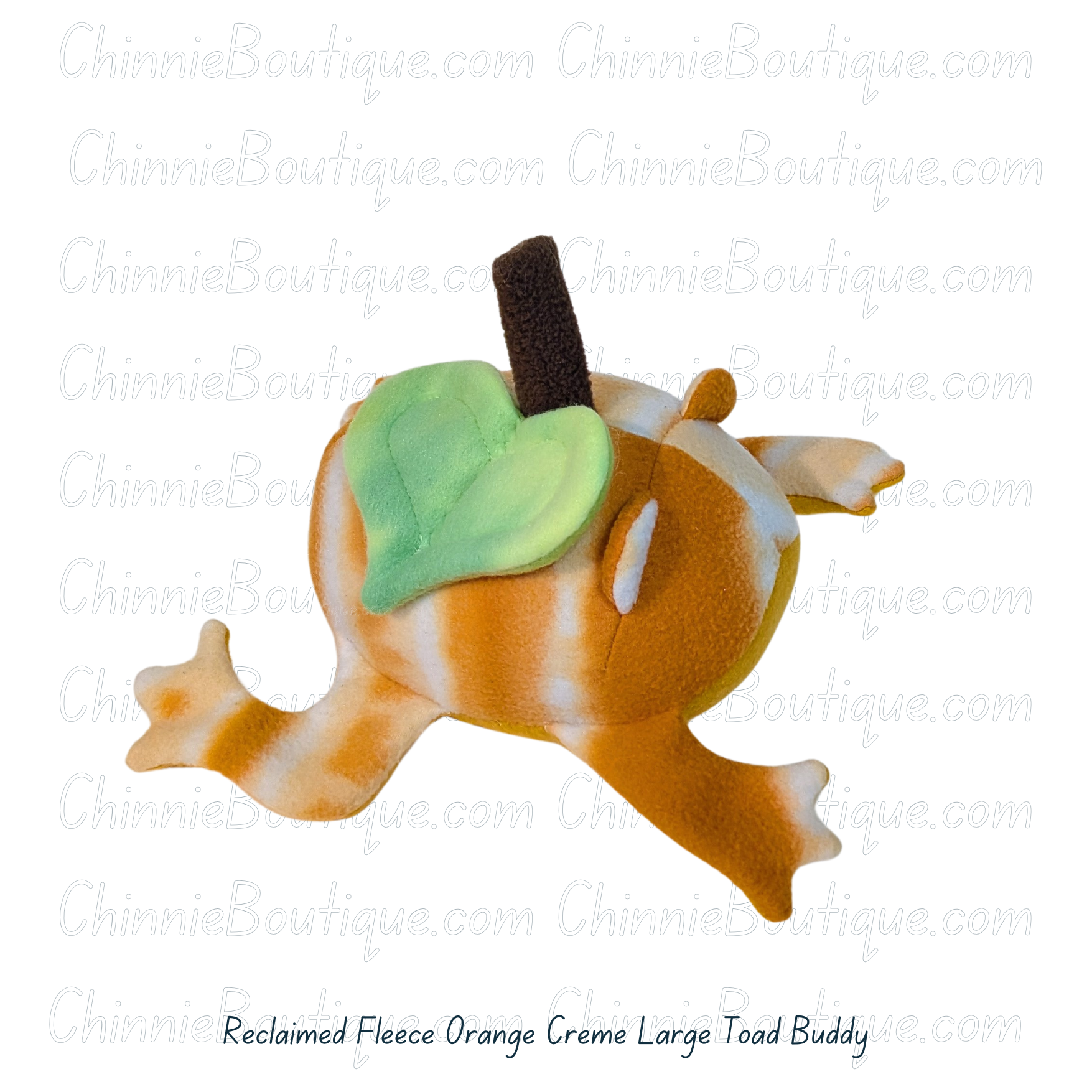 Striped Pumpkin Frog Large Cuddle Buddy