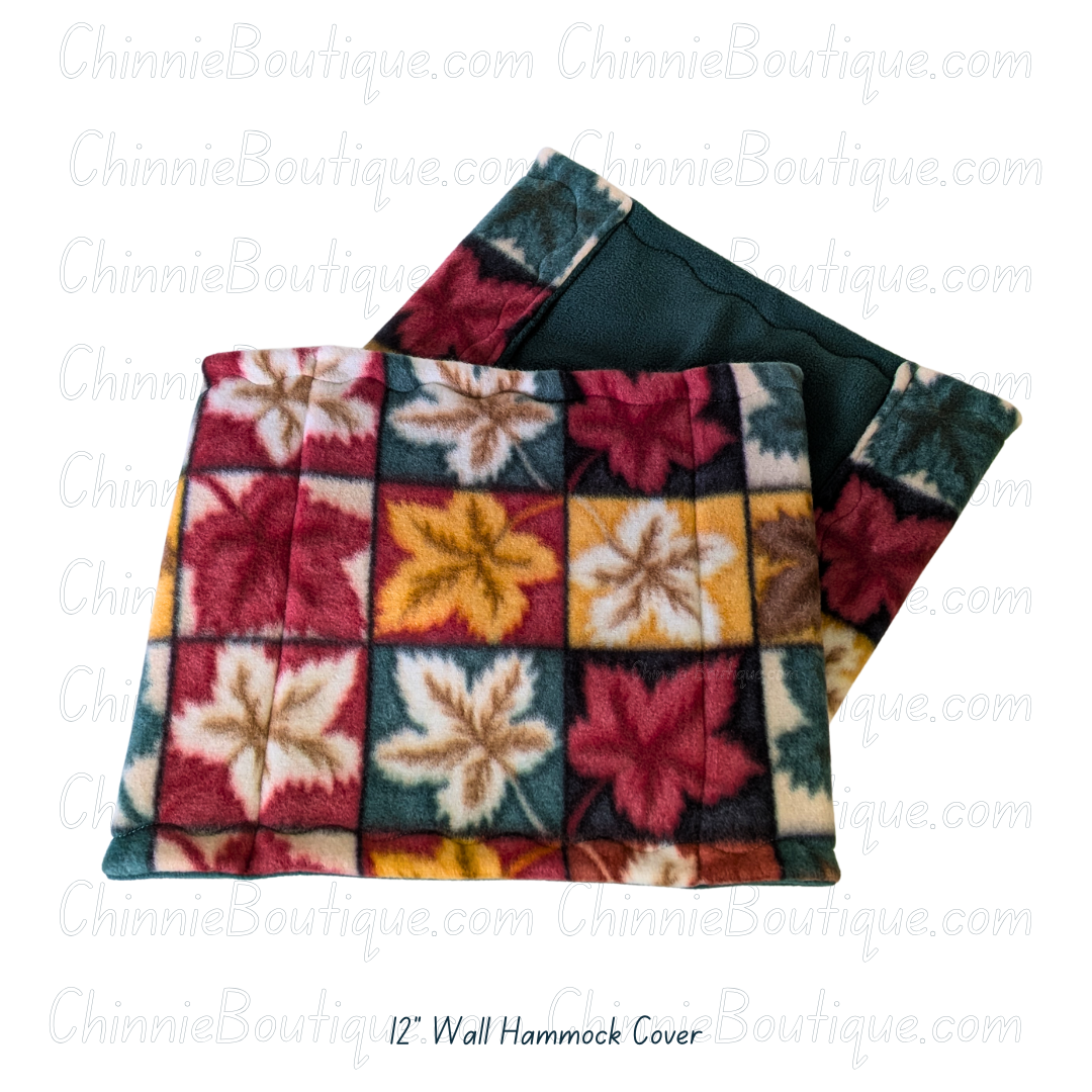 12" Fall Leaf Wall Hammock Cover