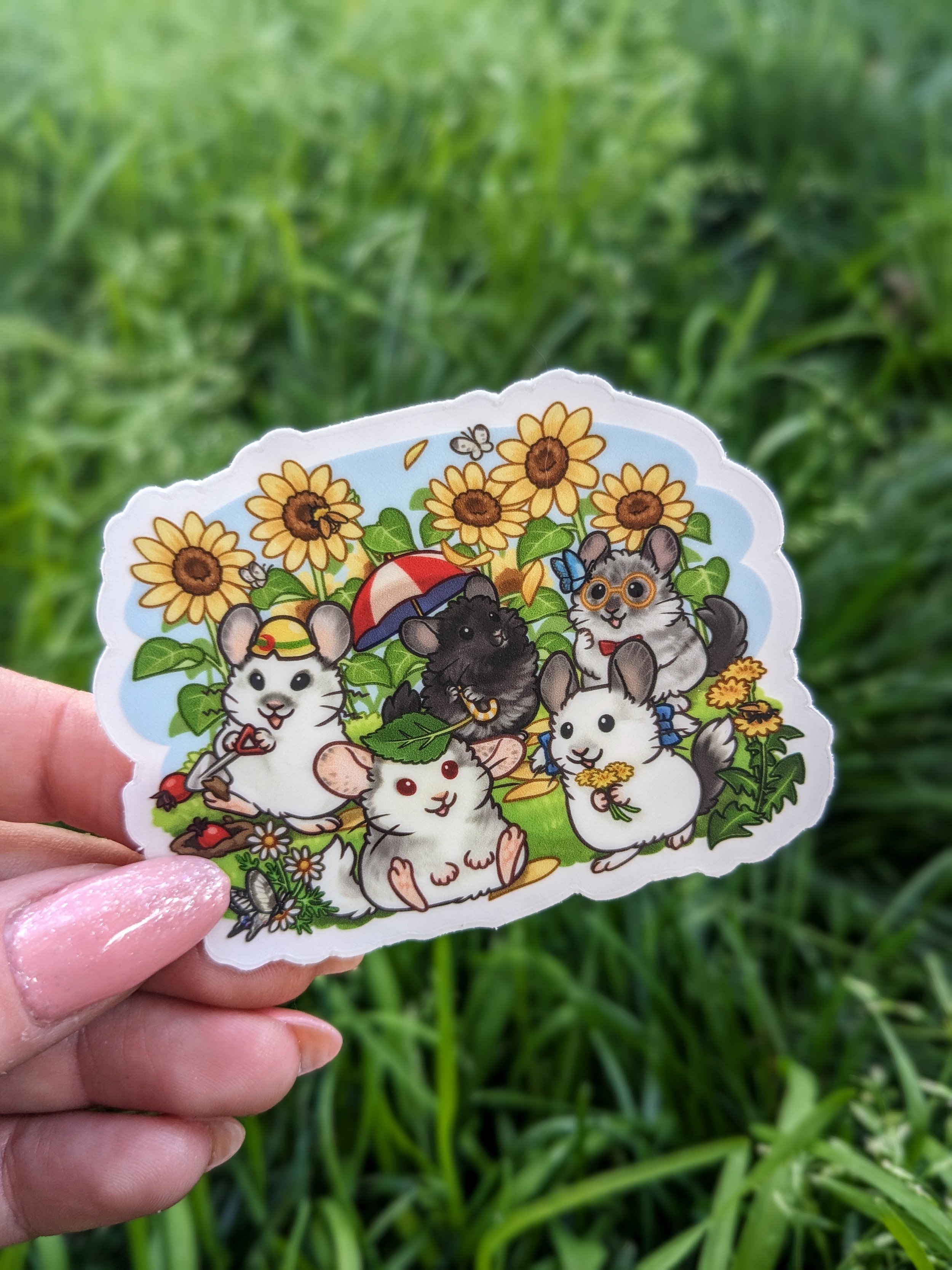 3" Chintaro Translucent Sticker
