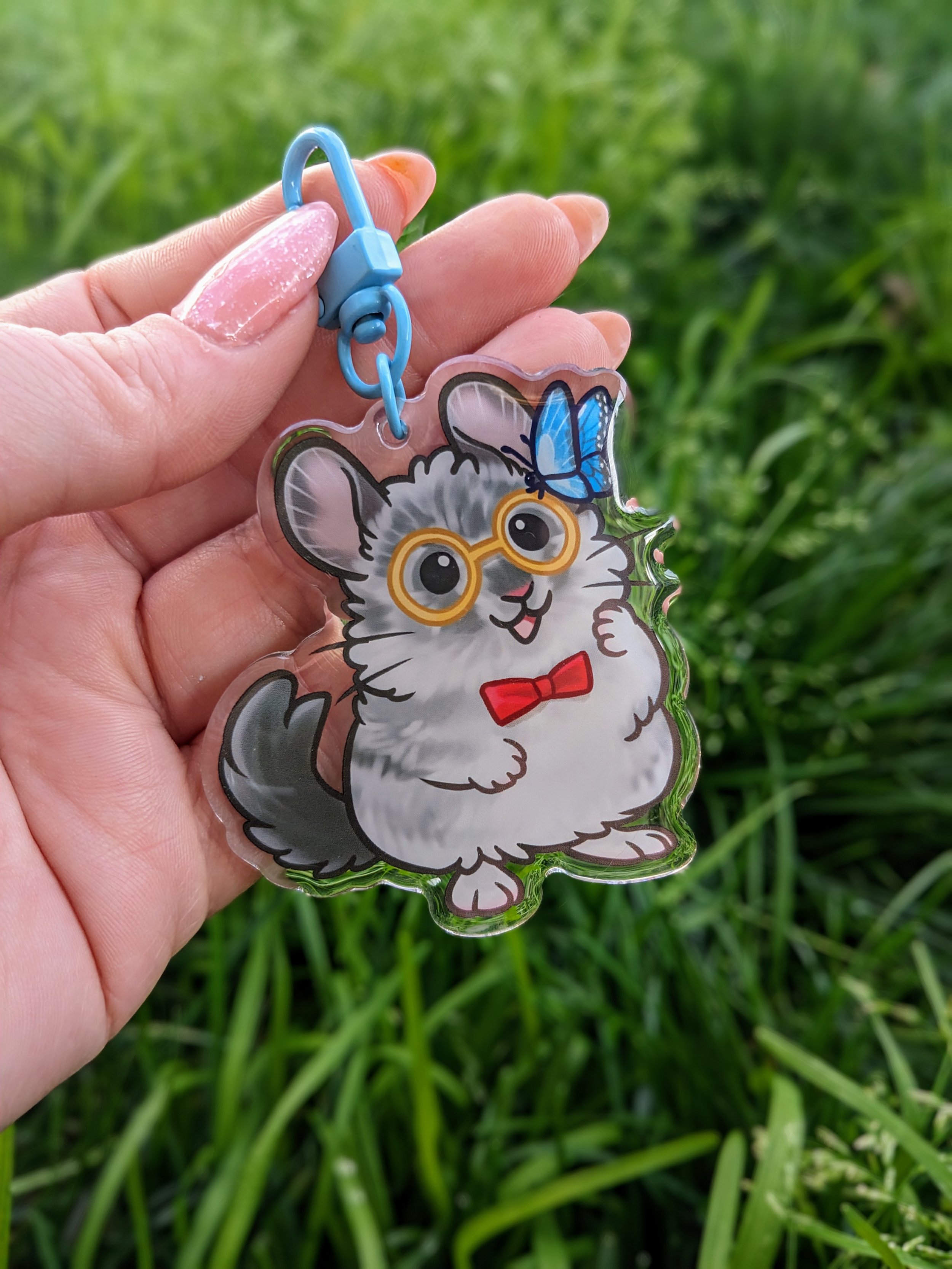 Milo Chinchilla Keychain