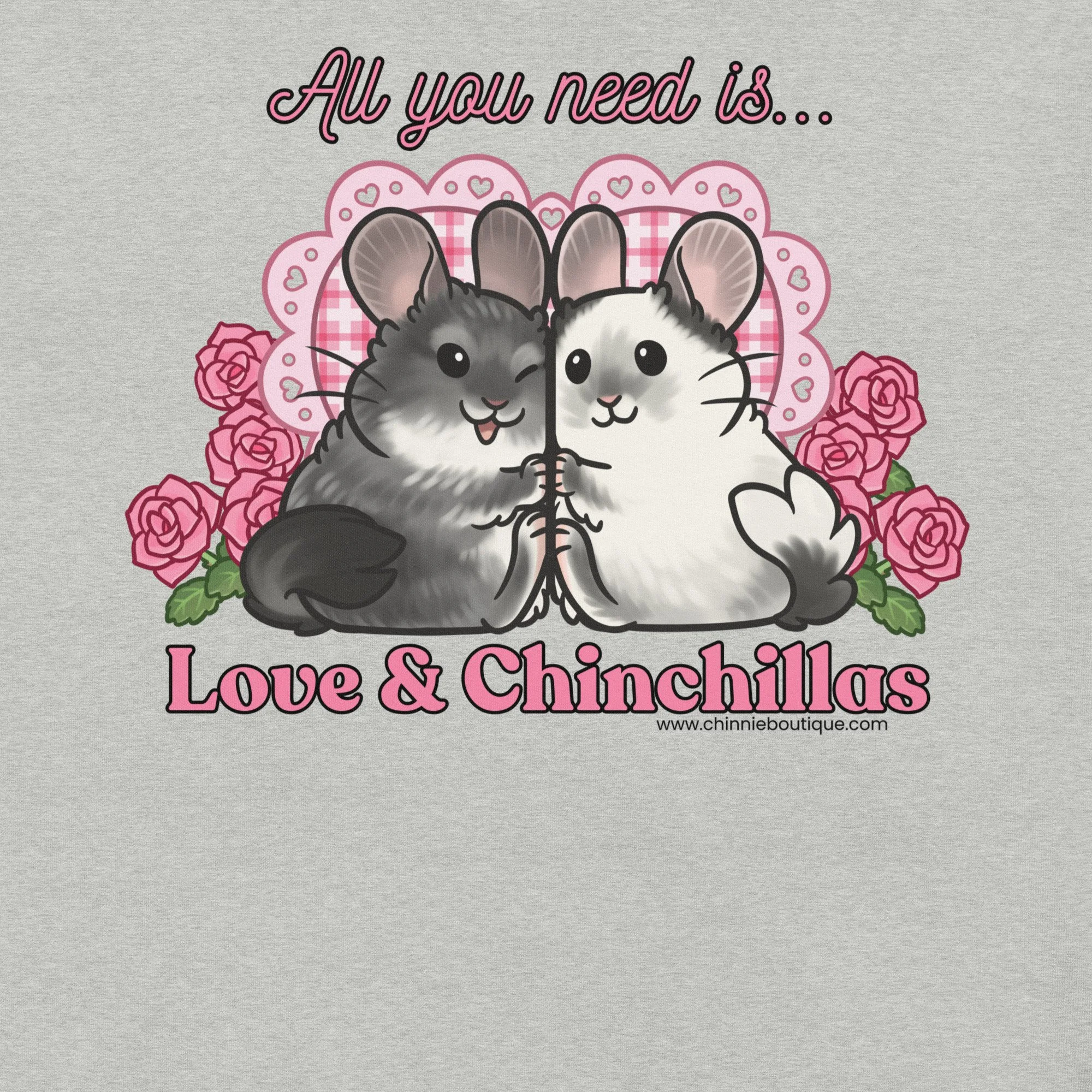Love & Chinchillas Unisex Tee