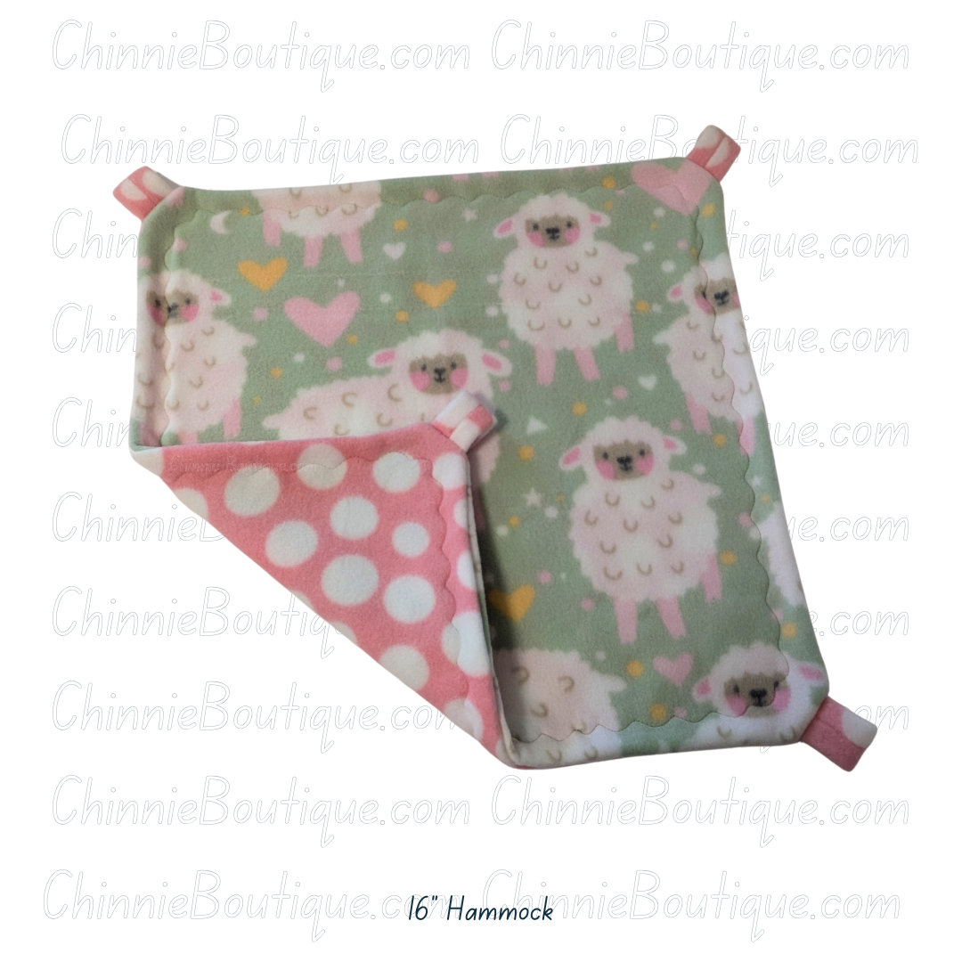 16" Green Lamb Hammock