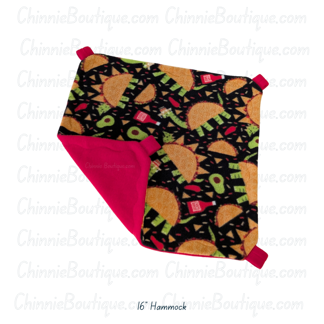 16" Fiesta Dinos Fleece Hammock