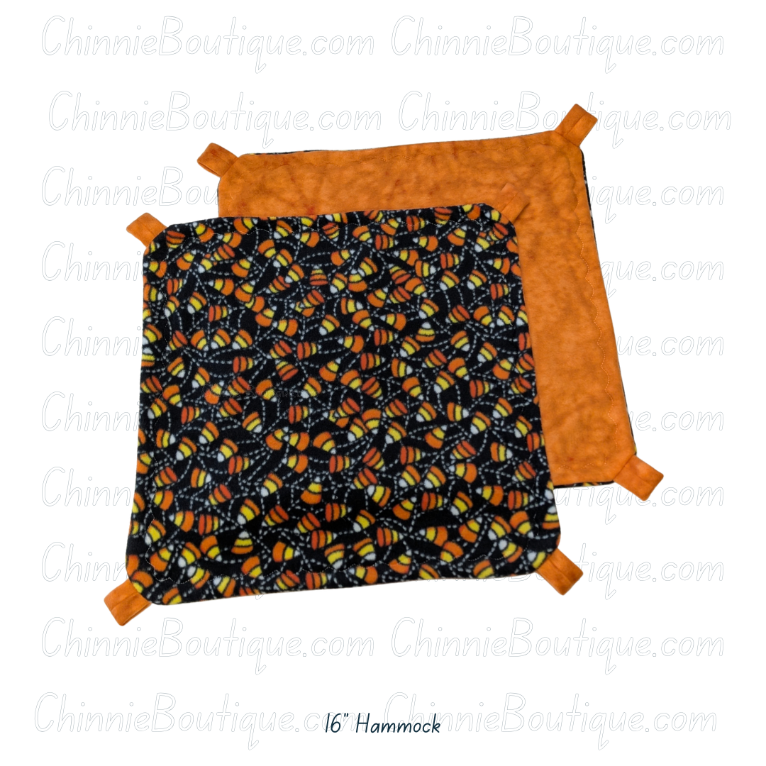 16" Candy Corn Fleece Hammock