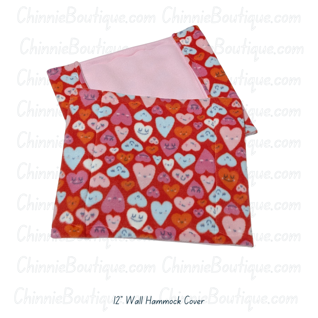 12" Happy Hearts Wall Hammock Cover