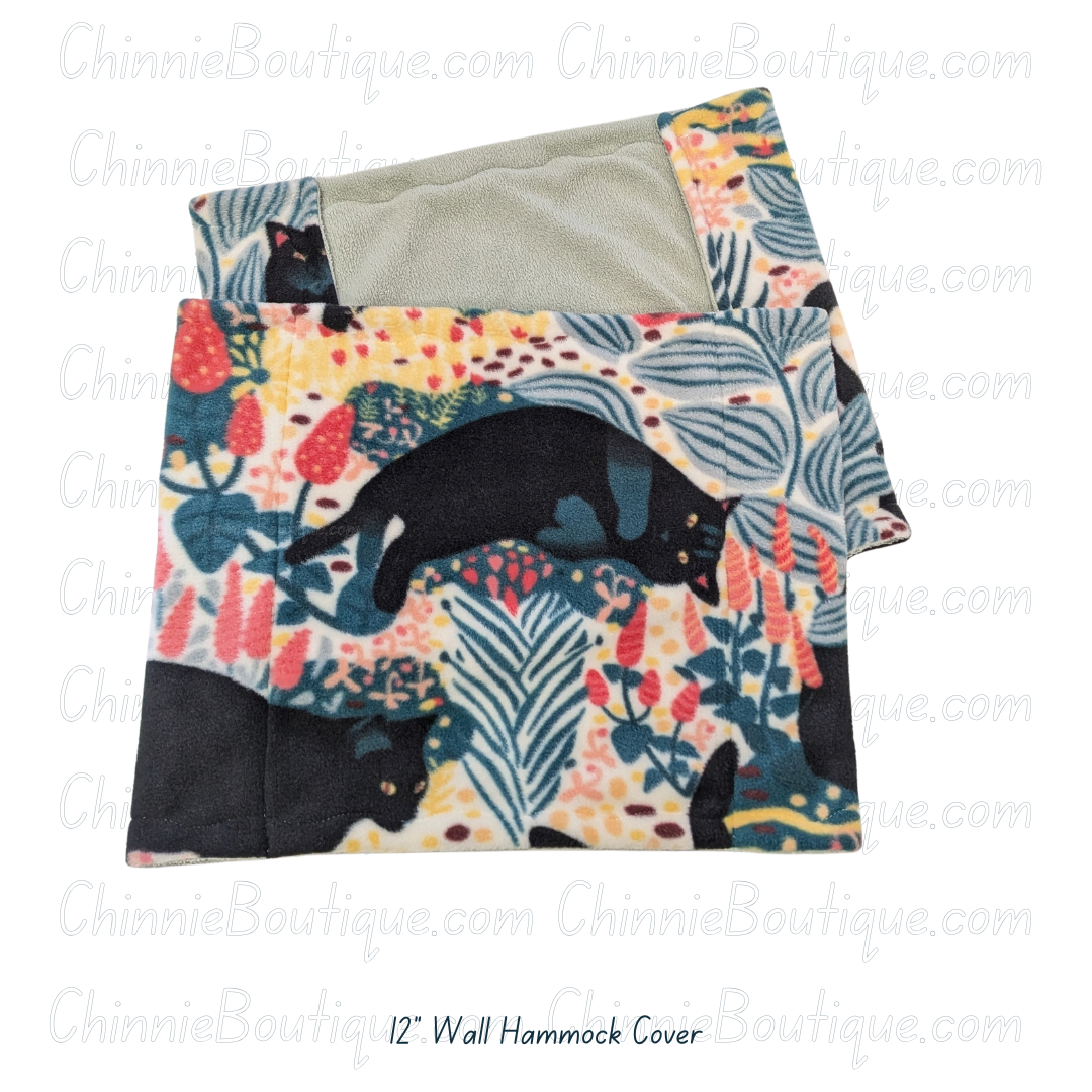 12" Fluffy Familiars Fleece Wall Hammock Cover