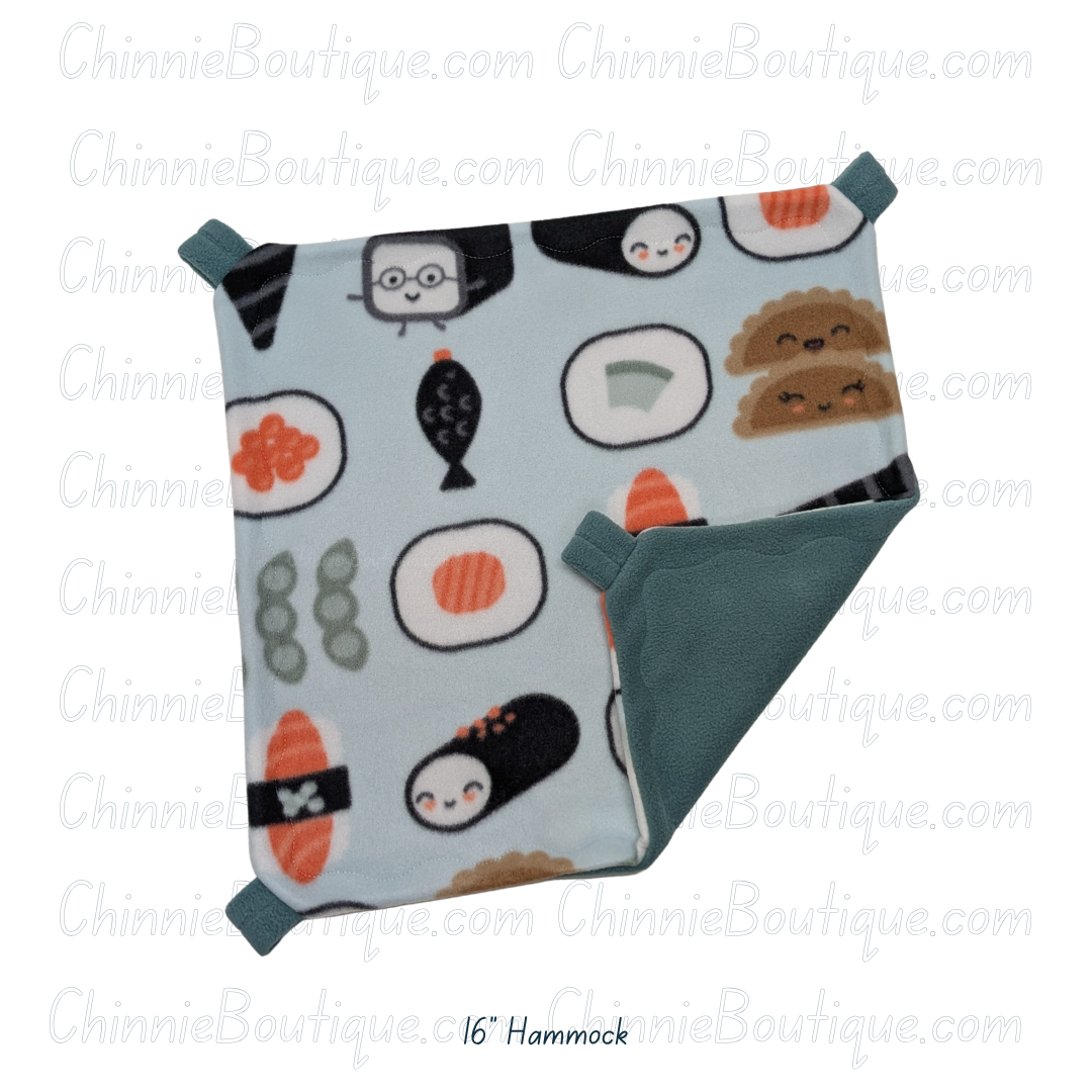 16" Sushi Fleece Hammock