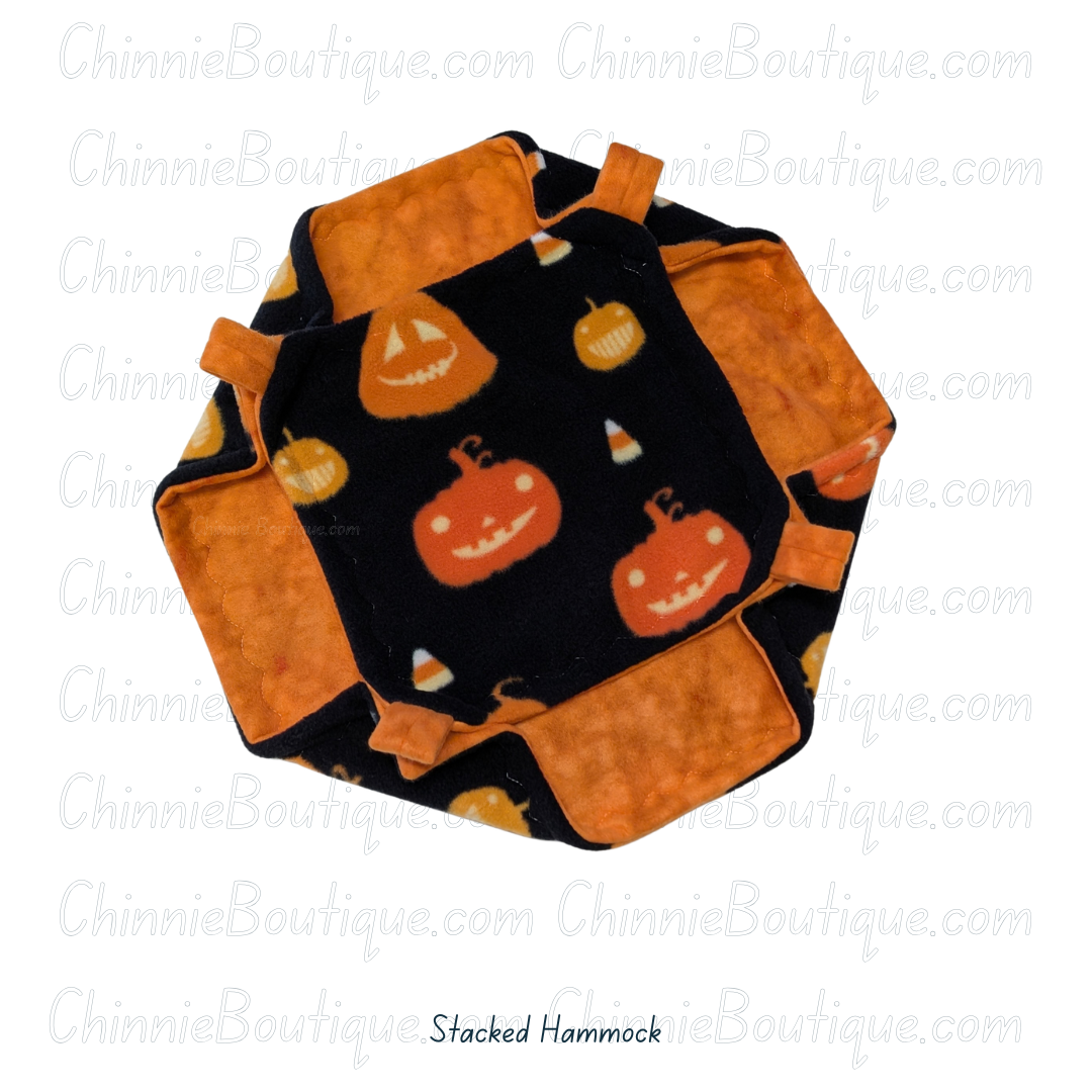 Halloween Stacked Fleece Hammock