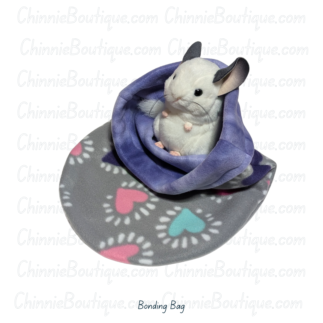 Purple Hearts Bonding Bag