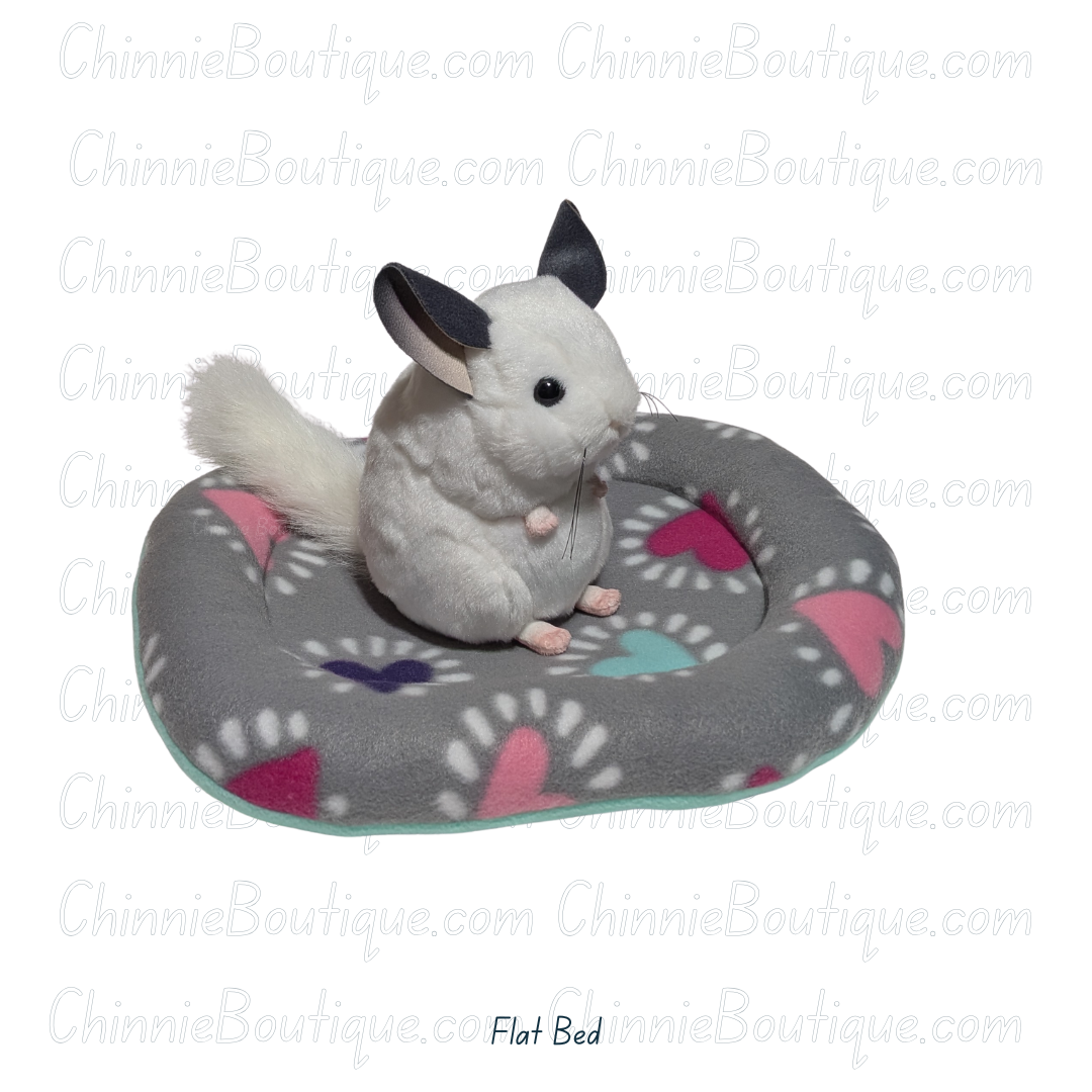 Minty Hearts Flat Bed