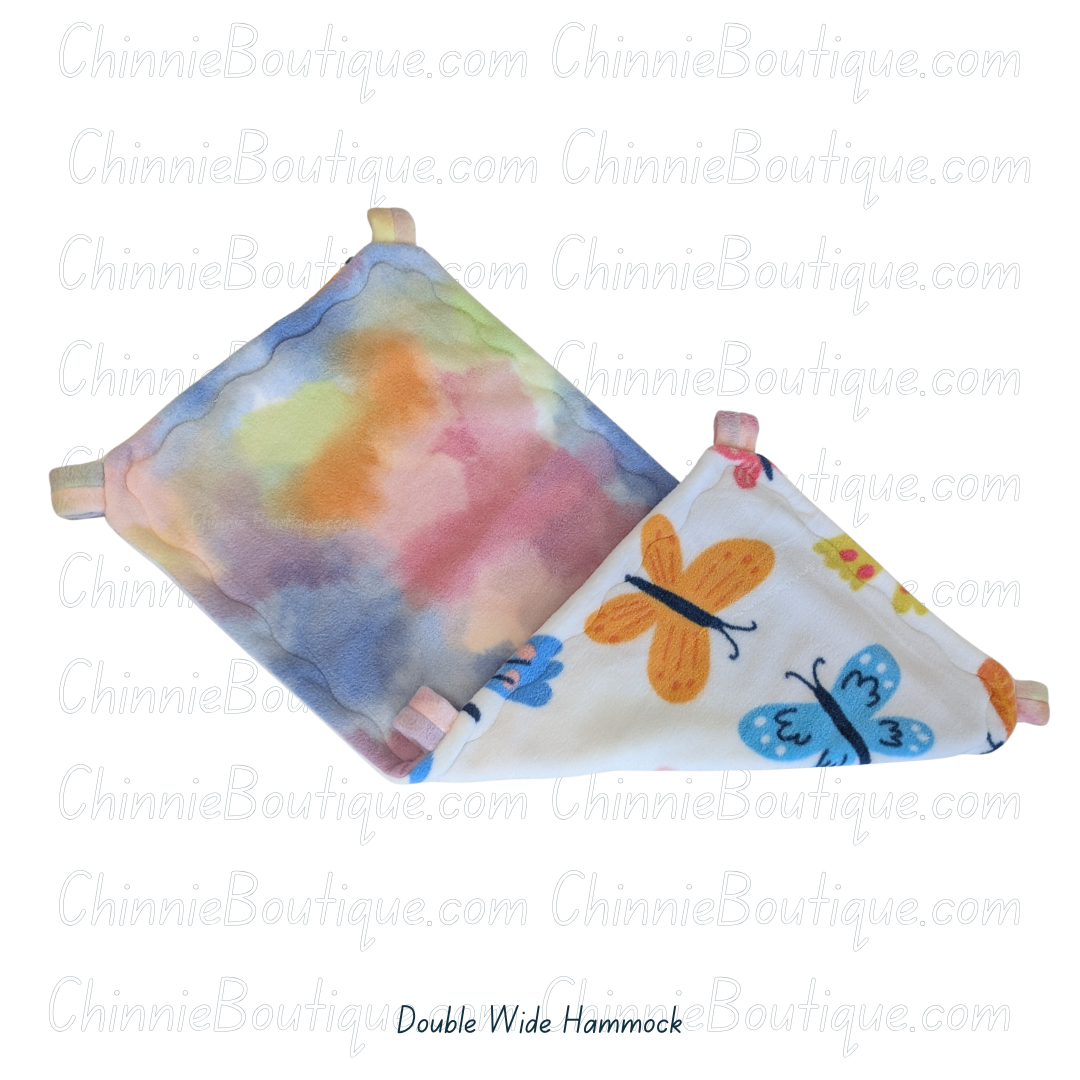 Butterflies Double-Wide Fleece Hammock