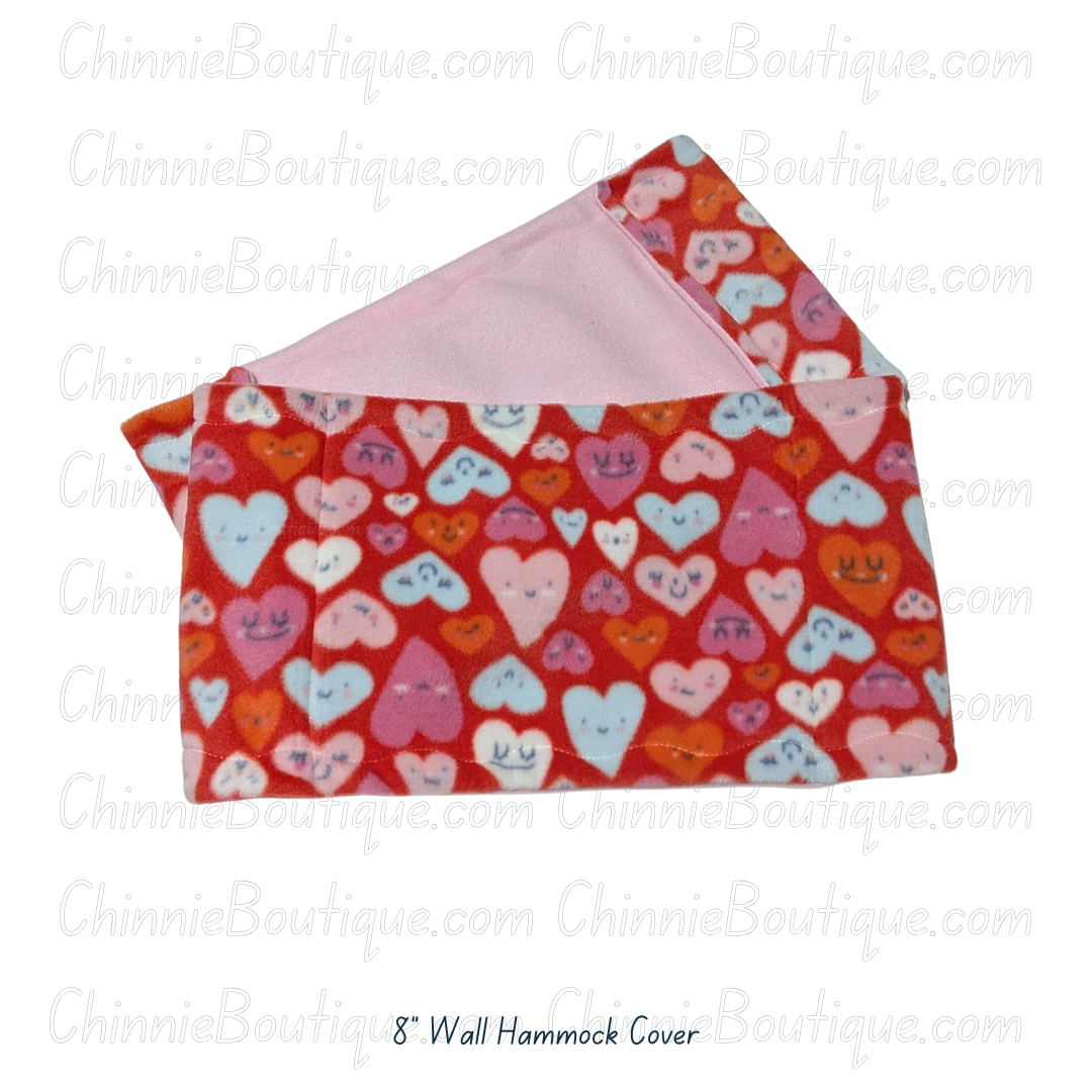 8" Happy Hearts Wall Hammock Cover