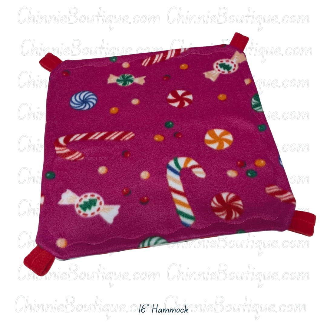16" Santa & Friends Fleece Hammock