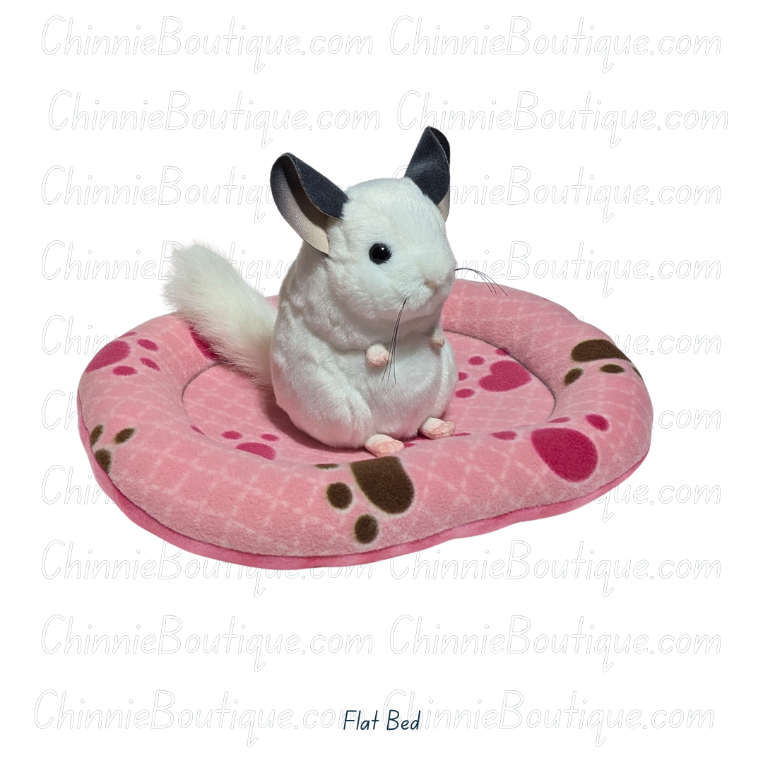 Pink Paws Flat Bed